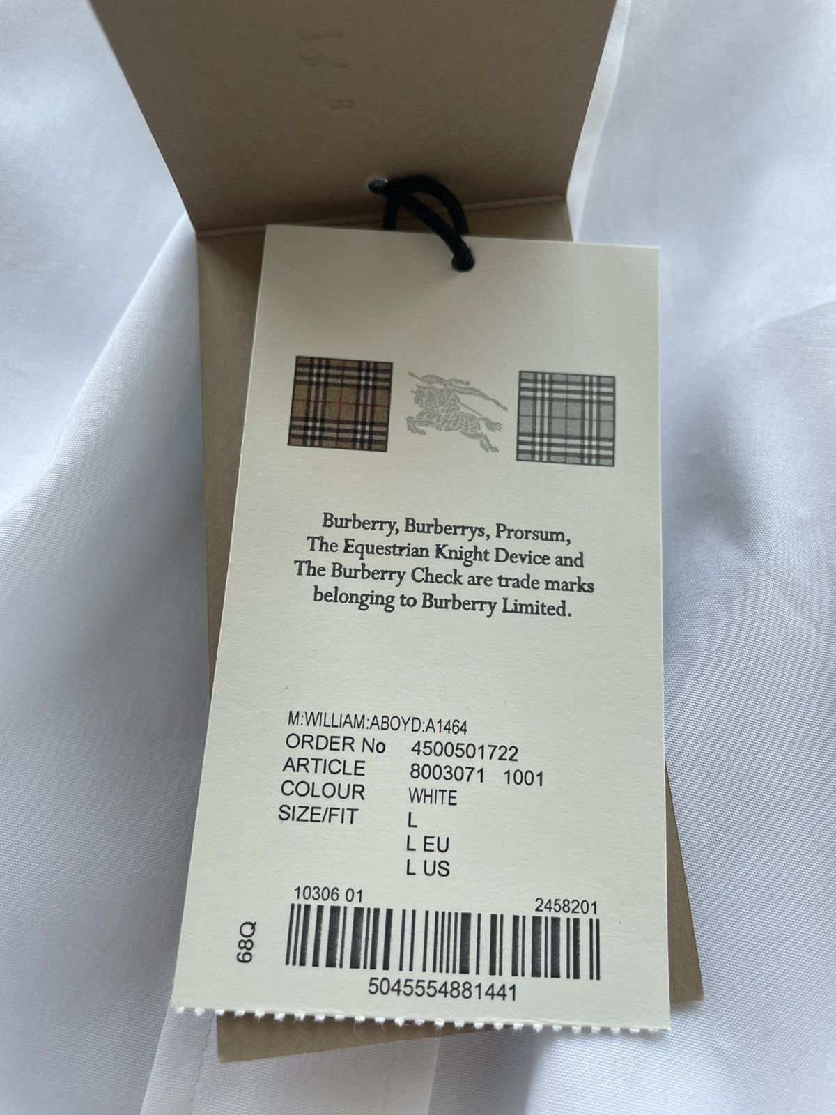 Burberry Brand New Rare Classic Iconic Burberry Logo Check Shirt Size US M / EU 48-50 / 2 - 11 Thumbnail