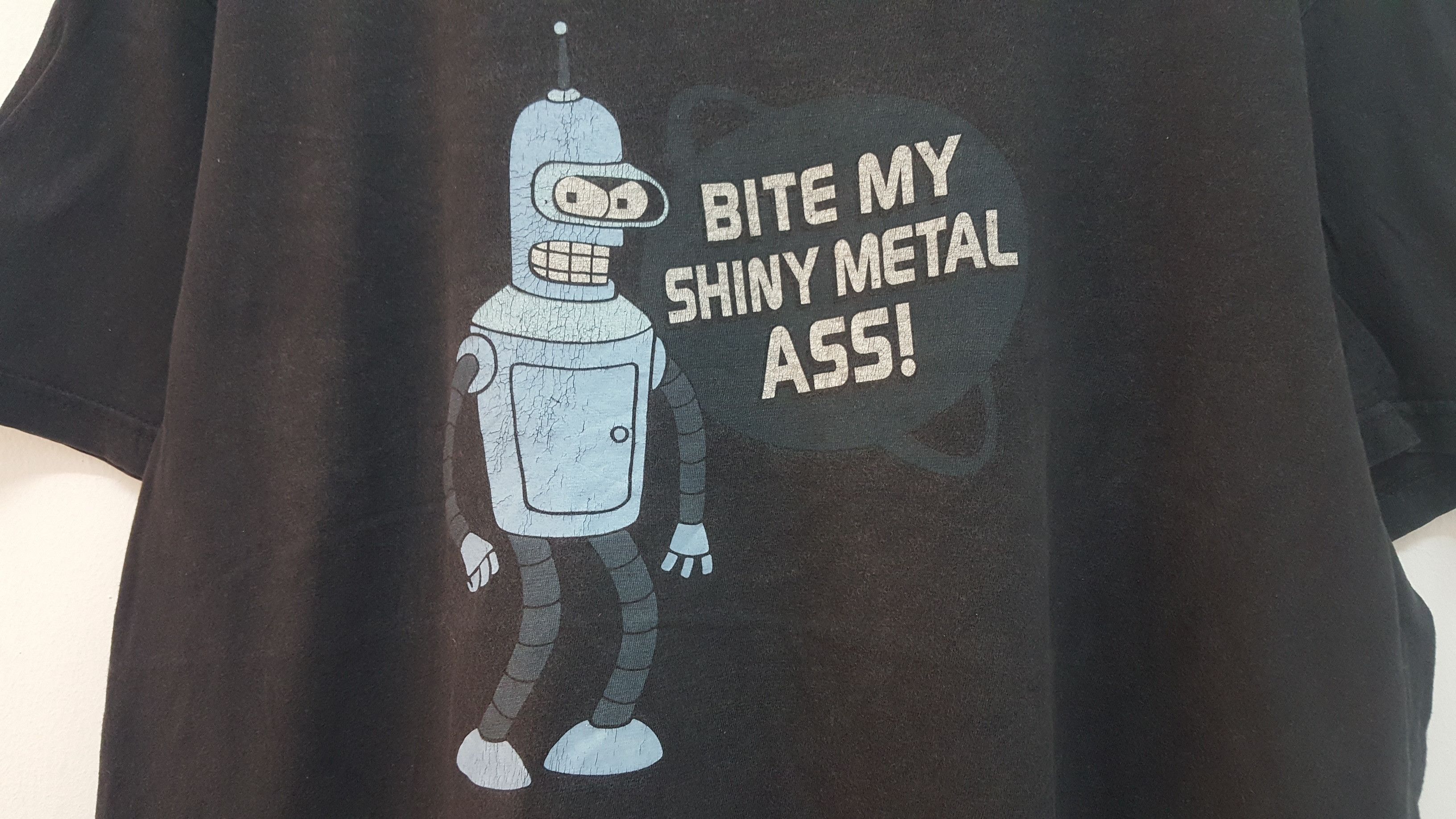 Cartoon Network RARE ⚡⚡⚡ BENDER FUTURAMA ADULT ANIMATED SITCOM PROMO TEE Size US XL / EU 56 / 4 - 3 Thumbnail