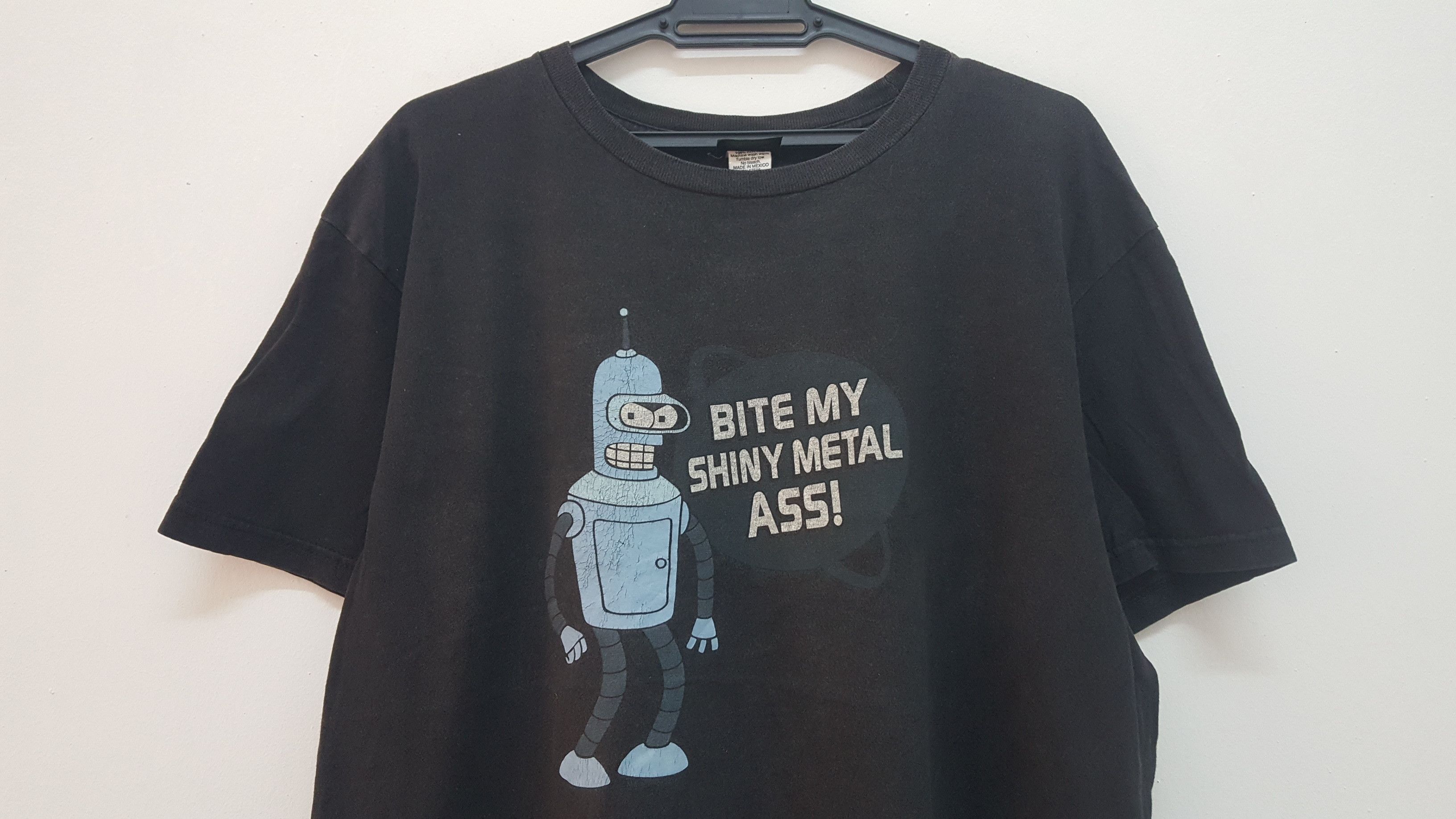 Cartoon Network RARE ⚡⚡⚡ BENDER FUTURAMA ADULT ANIMATED SITCOM PROMO TEE Size US XL / EU 56 / 4 - 7 Thumbnail