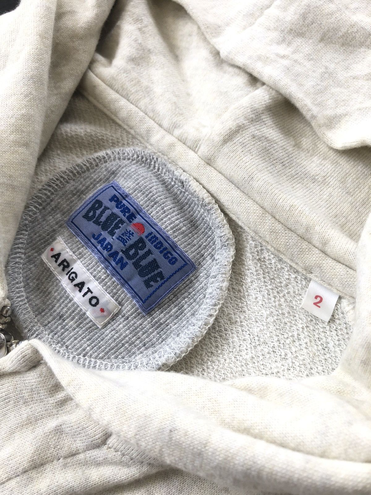 Blue Blue Japan Blue Blue 🇯🇵 Indigo Based Zipper Hoodie Sweater Size US M / EU 48-50 / 2 - 6 Thumbnail
