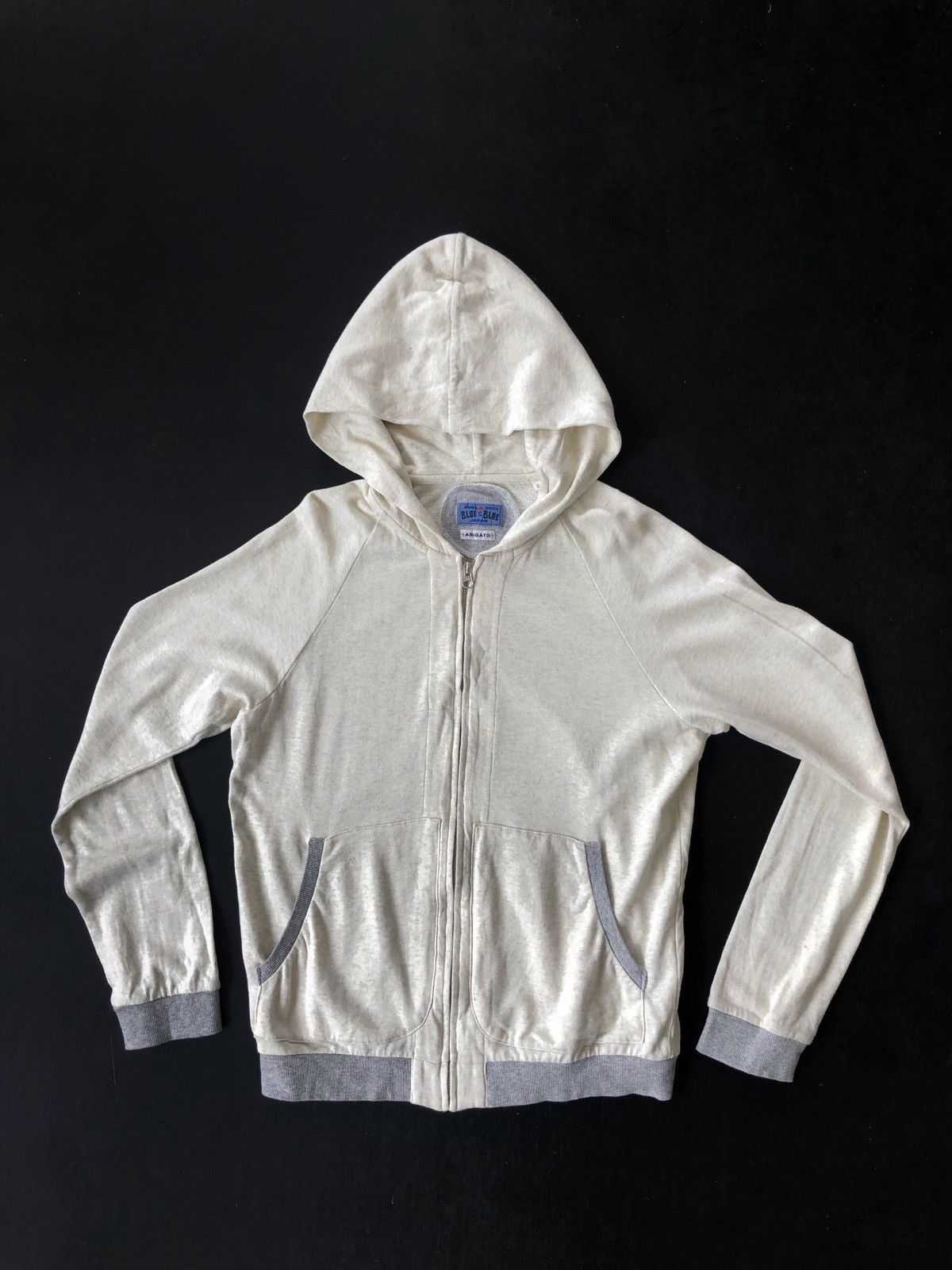 Blue Blue Japan Blue Blue 🇯🇵 Indigo Based Zipper Hoodie Sweater Size US M / EU 48-50 / 2 - 1 Thumbnail