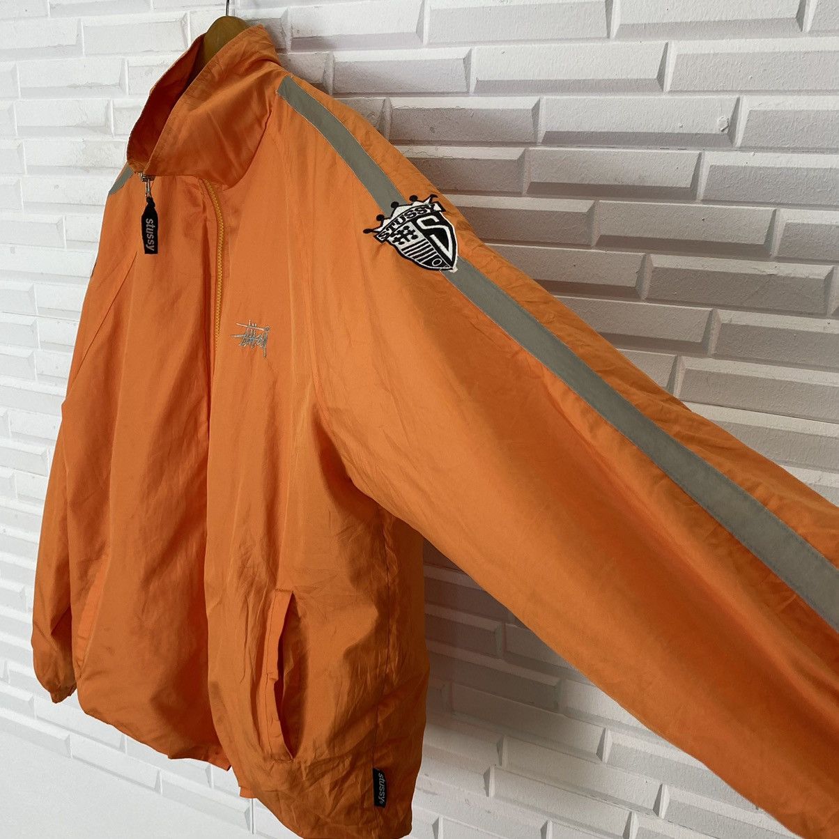 Stussy ☀️VINTAGE STUSSY BIG LOGO ZIPPER JACKET Size US XL / EU 56 / 4 - 6 Thumbnail
