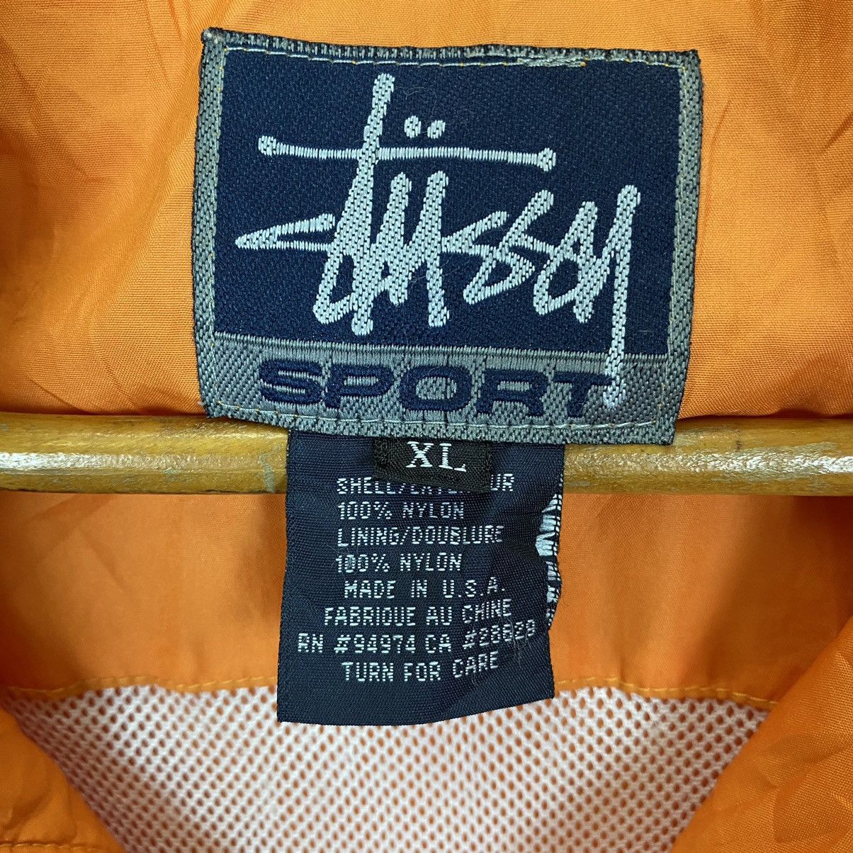 Stussy ☀️VINTAGE STUSSY BIG LOGO ZIPPER JACKET Size US XL / EU 56 / 4 - 12 Thumbnail