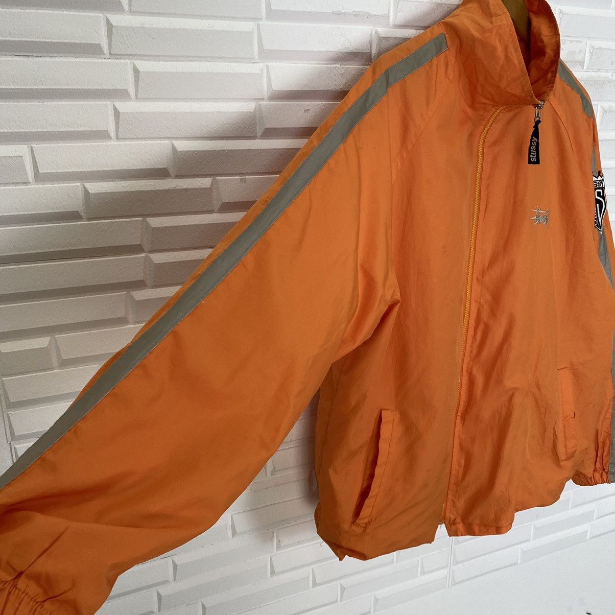 Stussy ☀️VINTAGE STUSSY BIG LOGO ZIPPER JACKET Size US XL / EU 56 / 4 - 5 Thumbnail