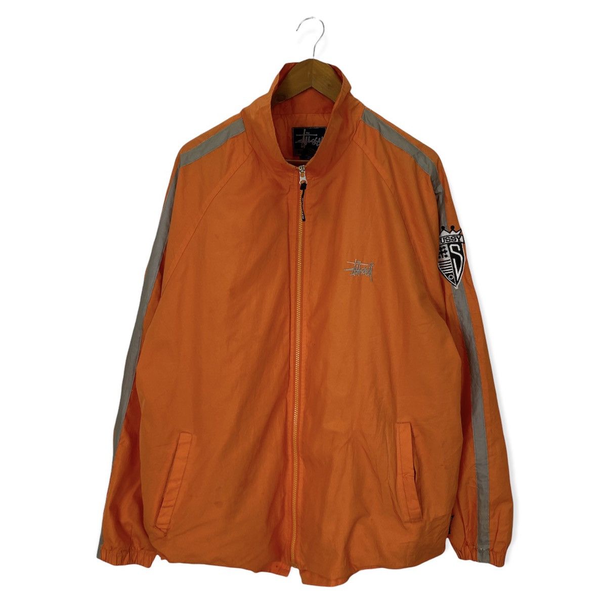 Stussy ☀️VINTAGE STUSSY BIG LOGO ZIPPER JACKET Size US XL / EU 56 / 4 - 2 Thumbnail