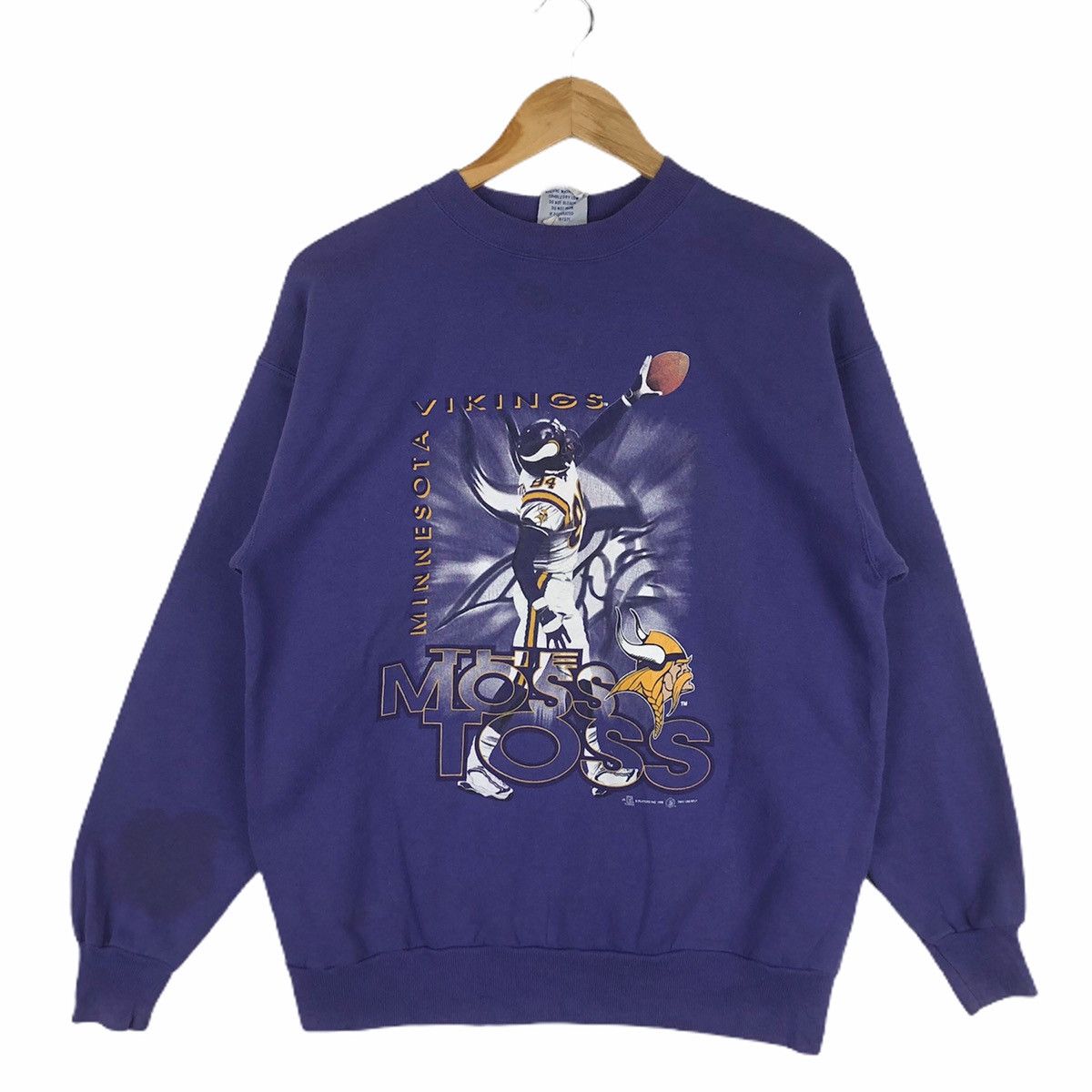 NFL × Vintage Vintage 90s Minnesota Vikings NFL Crewneck Size US M / EU 48-50 / 2 - 1 Thumbnail