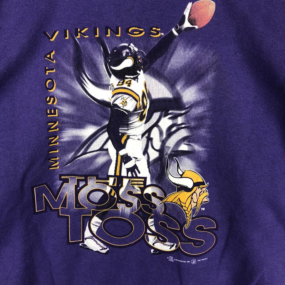 NFL × Vintage Vintage 90s Minnesota Vikings NFL Crewneck Size US M / EU 48-50 / 2 - 2 Thumbnail