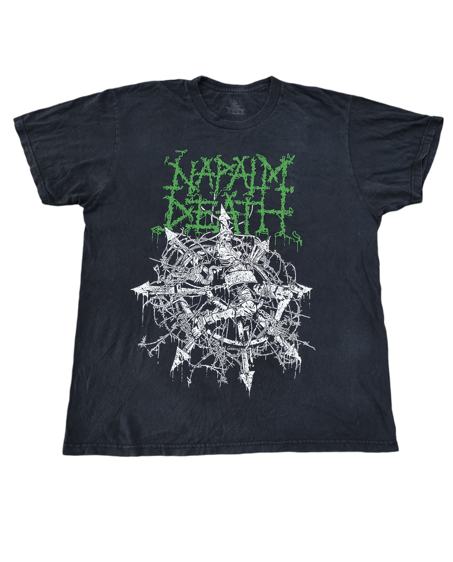 VINTAGE NAPALM DEATH SMASH A SINGLE DIGIT GRINDCORE TEE
