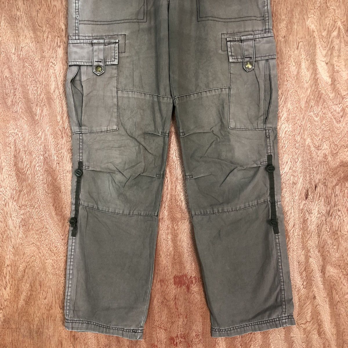 Faded Glory DLL Japanese faded utility multipocket Cargo Pants #1644 Size US 31 - 3 Thumbnail