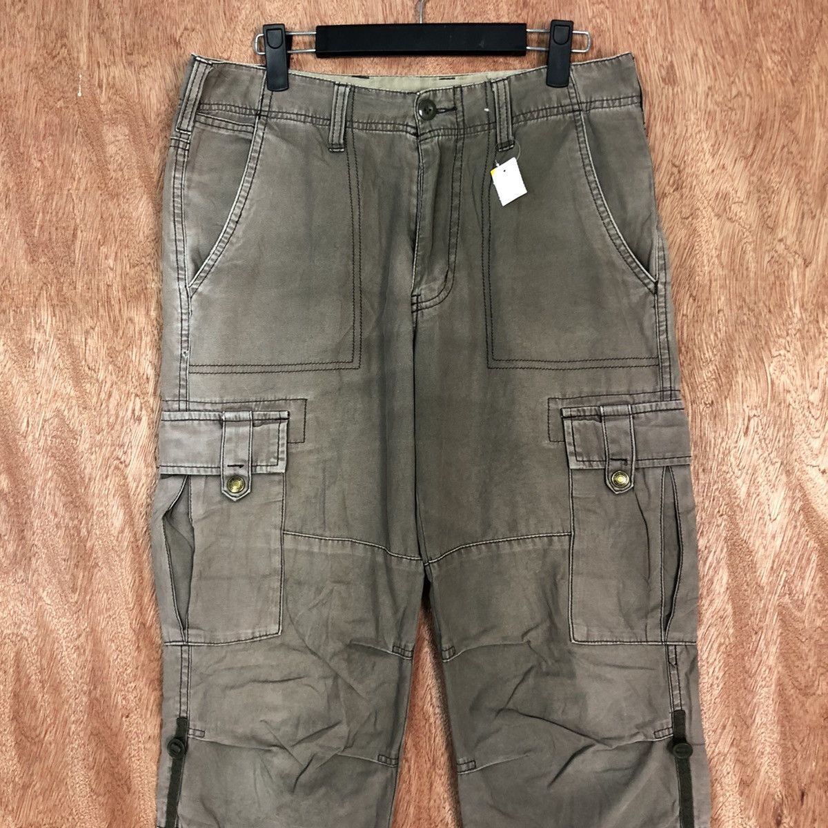 Faded Glory DLL Japanese faded utility multipocket Cargo Pants #1644 Size US 31 - 2 Thumbnail