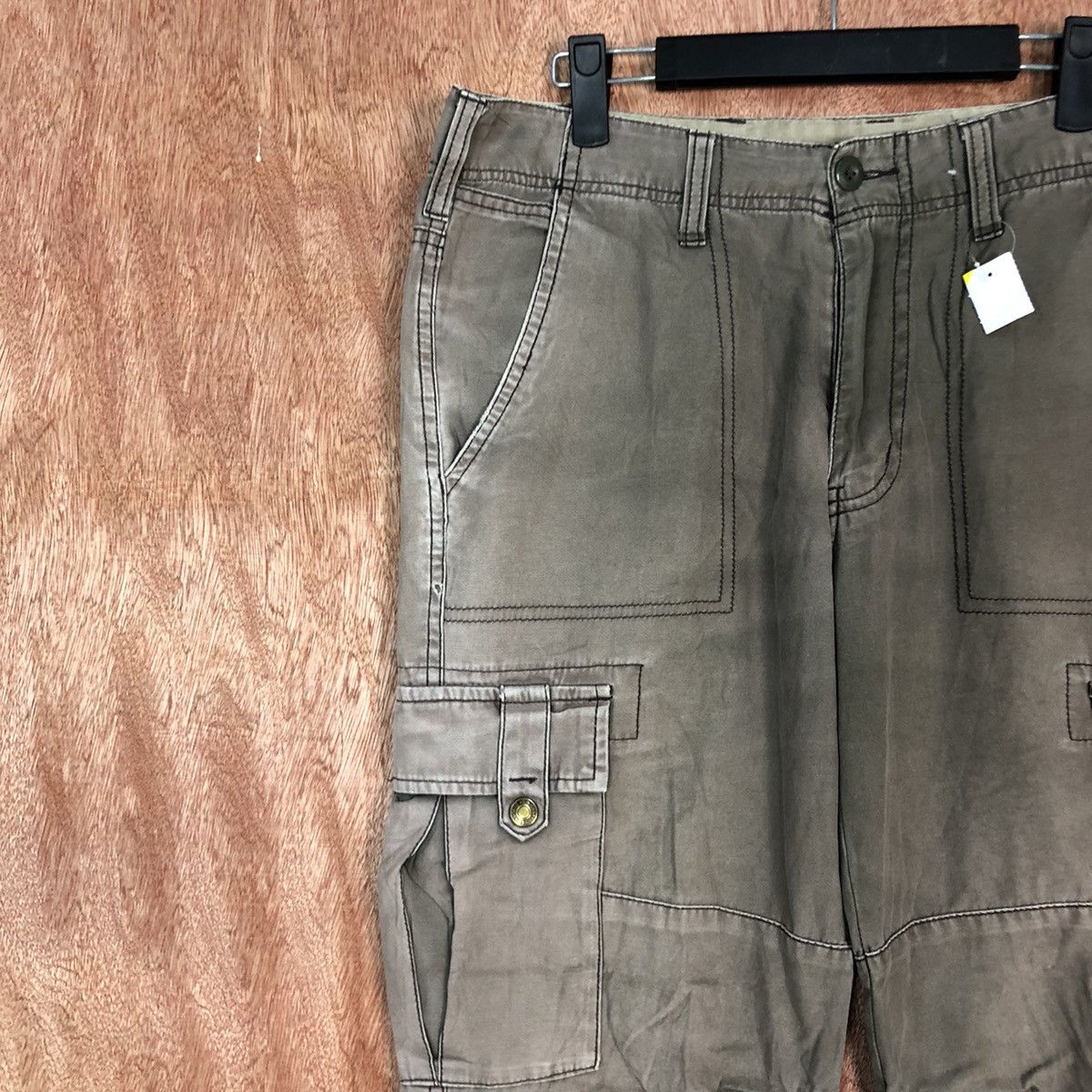 Faded Glory DLL Japanese faded utility multipocket Cargo Pants #1644 Size US 31 - 6 Thumbnail