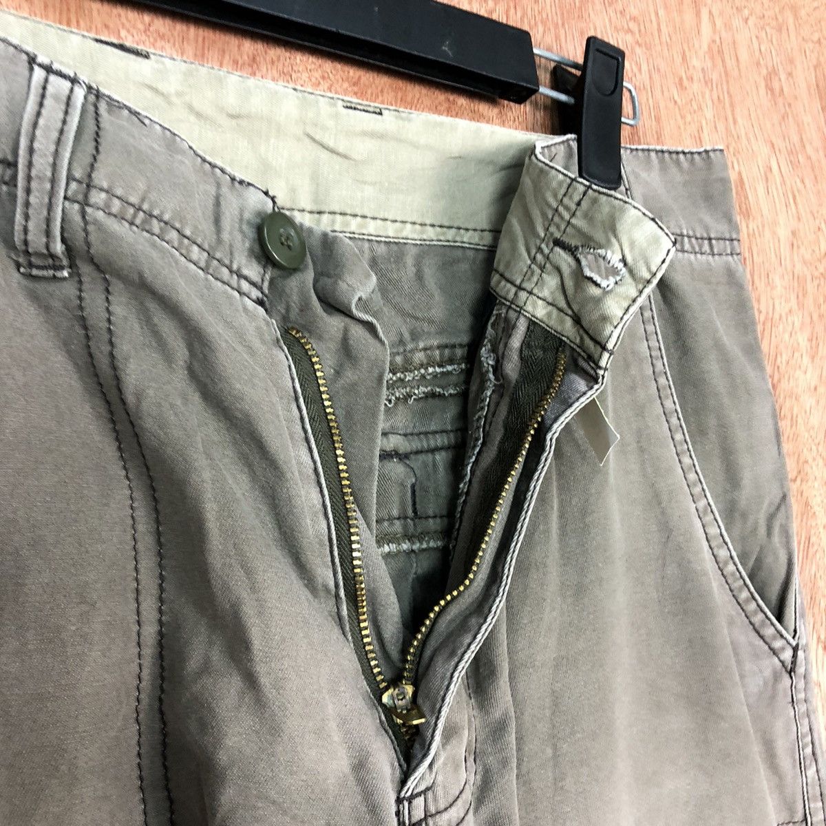 Faded Glory DLL Japanese faded utility multipocket Cargo Pants #1644 Size US 31 - 10 Thumbnail