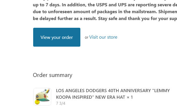 MyFitteds × New Era LOS ANGELES DODGERS 40TH ANNIVERSARY "LEMMY KOOPA INSPIRED" Size ONE SIZE - 3 Thumbnail