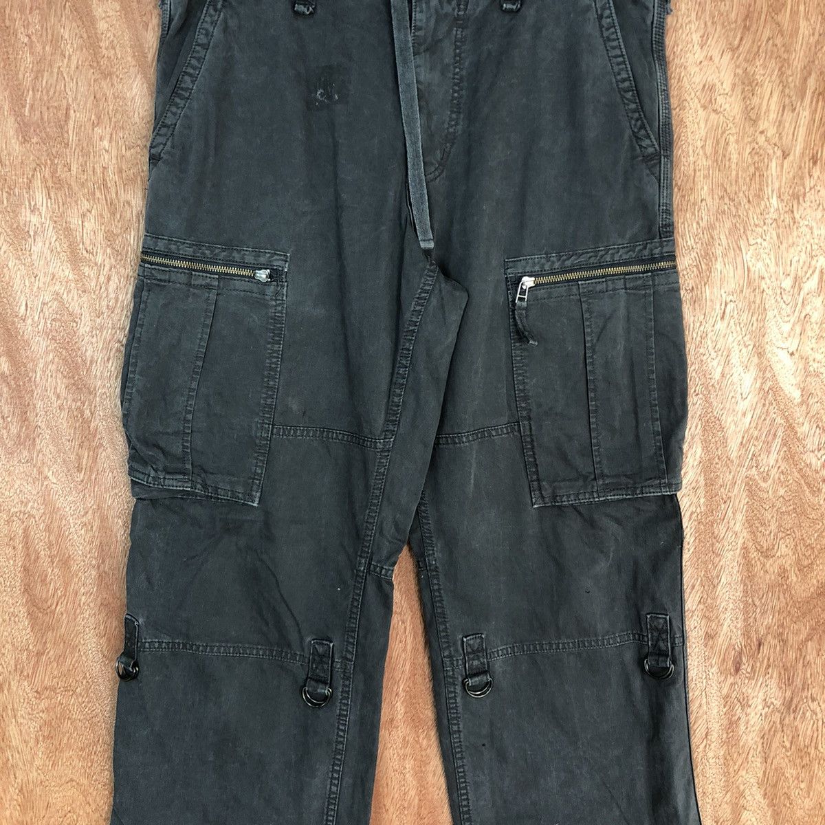 Japanese Brand DL Uniqlo Black japan utility Multipocket Cargo Pants #c929 Size US 33 - 4 Thumbnail