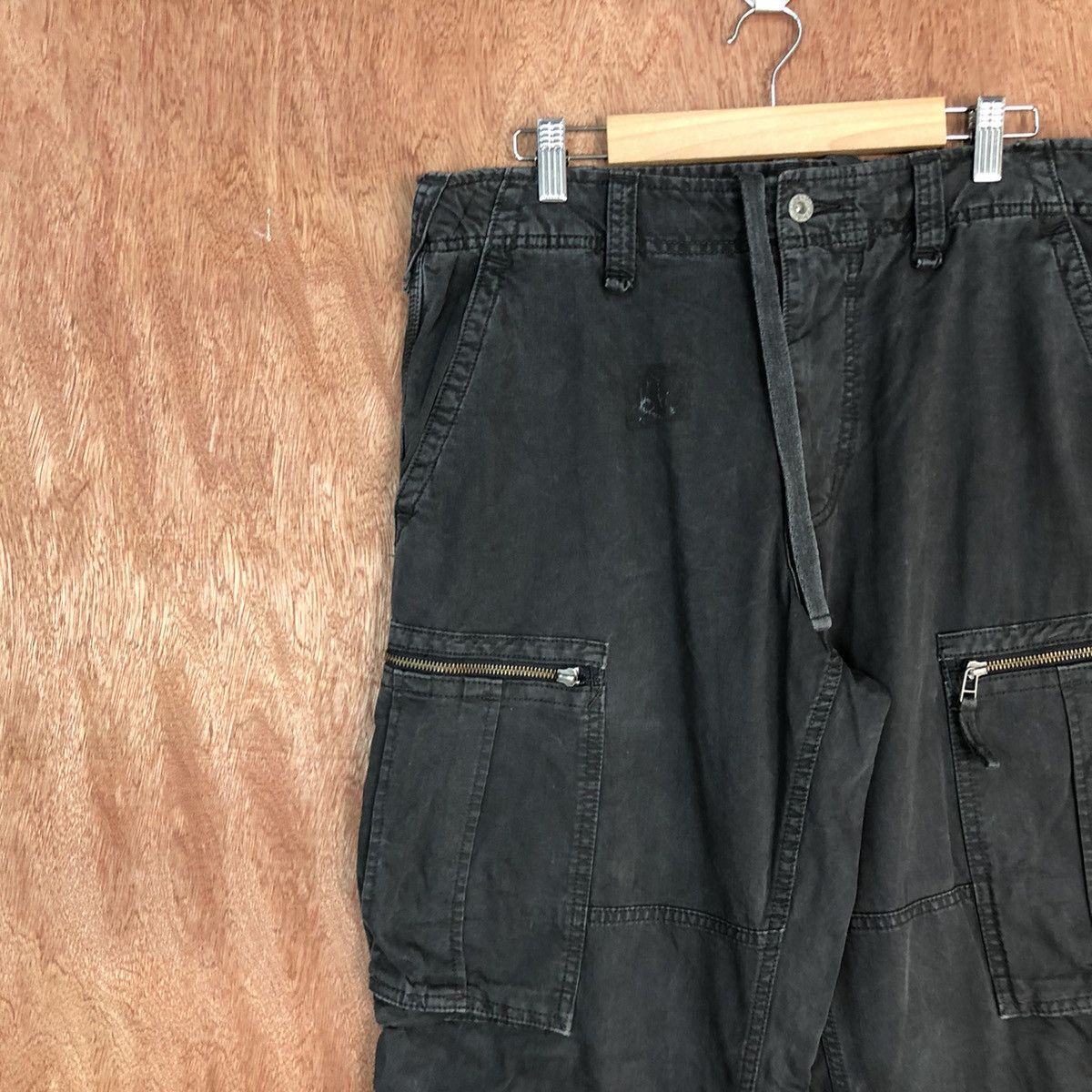 Japanese Brand DL Uniqlo Black japan utility Multipocket Cargo Pants #c929 Size US 33 - 6 Thumbnail