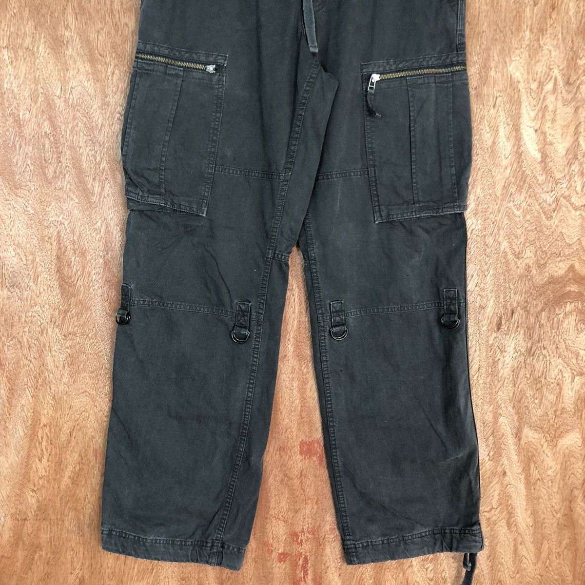 Japanese Brand DL Uniqlo Black japan utility Multipocket Cargo Pants #c929 Size US 33 - 3 Thumbnail