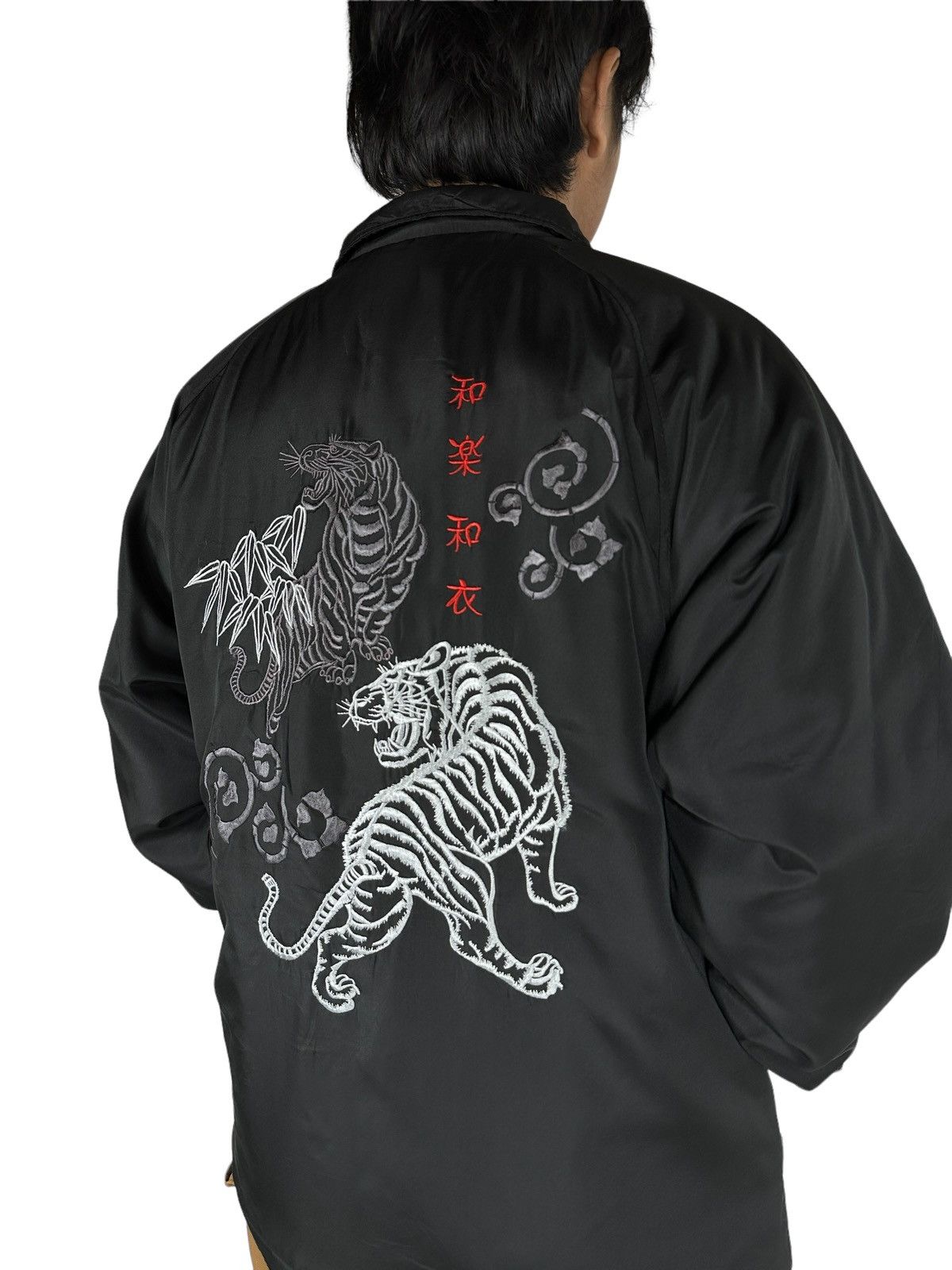 Japanese Brand Warakuwai Embroidery Sukajan Style Jacket Size US L / EU 52-54 / 3 - 5 Thumbnail