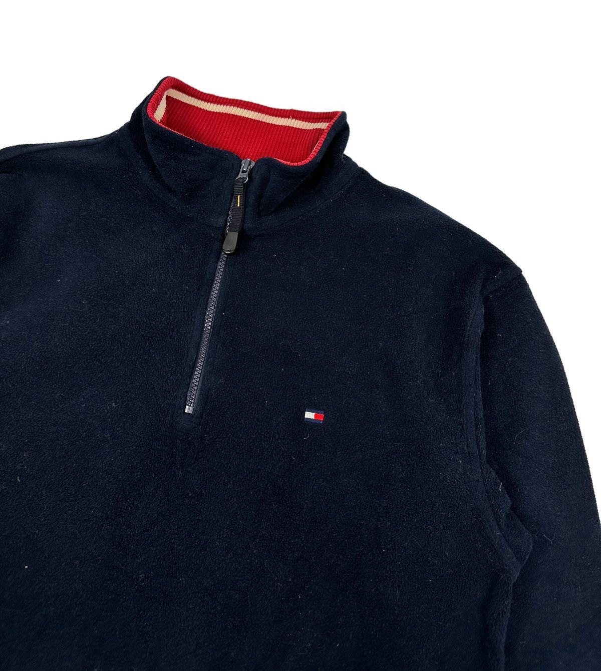 Tommy Hilfiger Tommy Hilfiger Half Zip Fleece Deep Blue Size M Size US M / EU 48-50 / 2 - 2 Thumbnail
