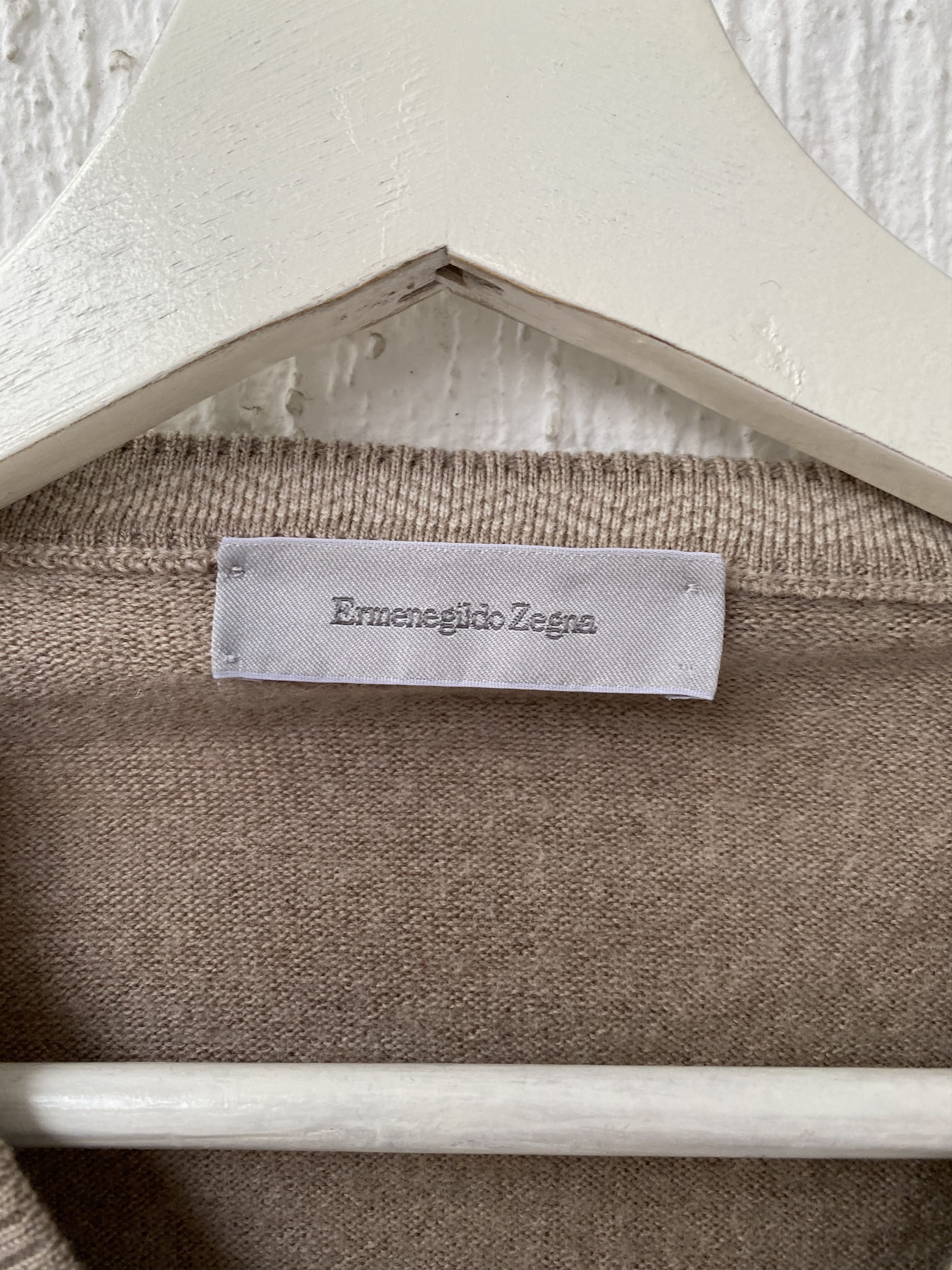 Ermenegildo Zegna camel wool sweater Size US L / EU 52-54 / 3 - 3 Thumbnail