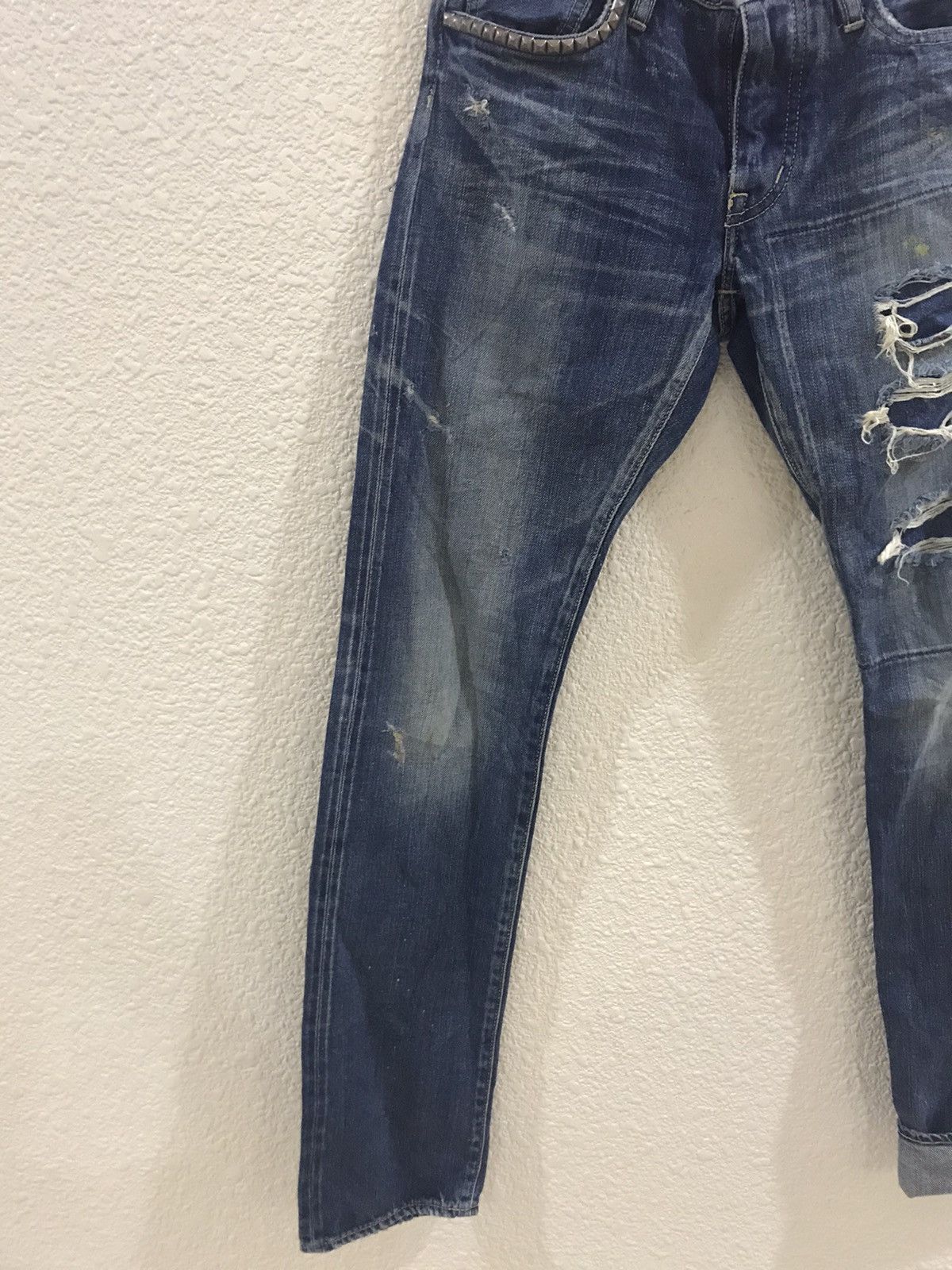 Hysteric Glamour ☀️Hysteric Glamour selvedge distressed jeans Size US 30 / EU 46 - 5 Thumbnail