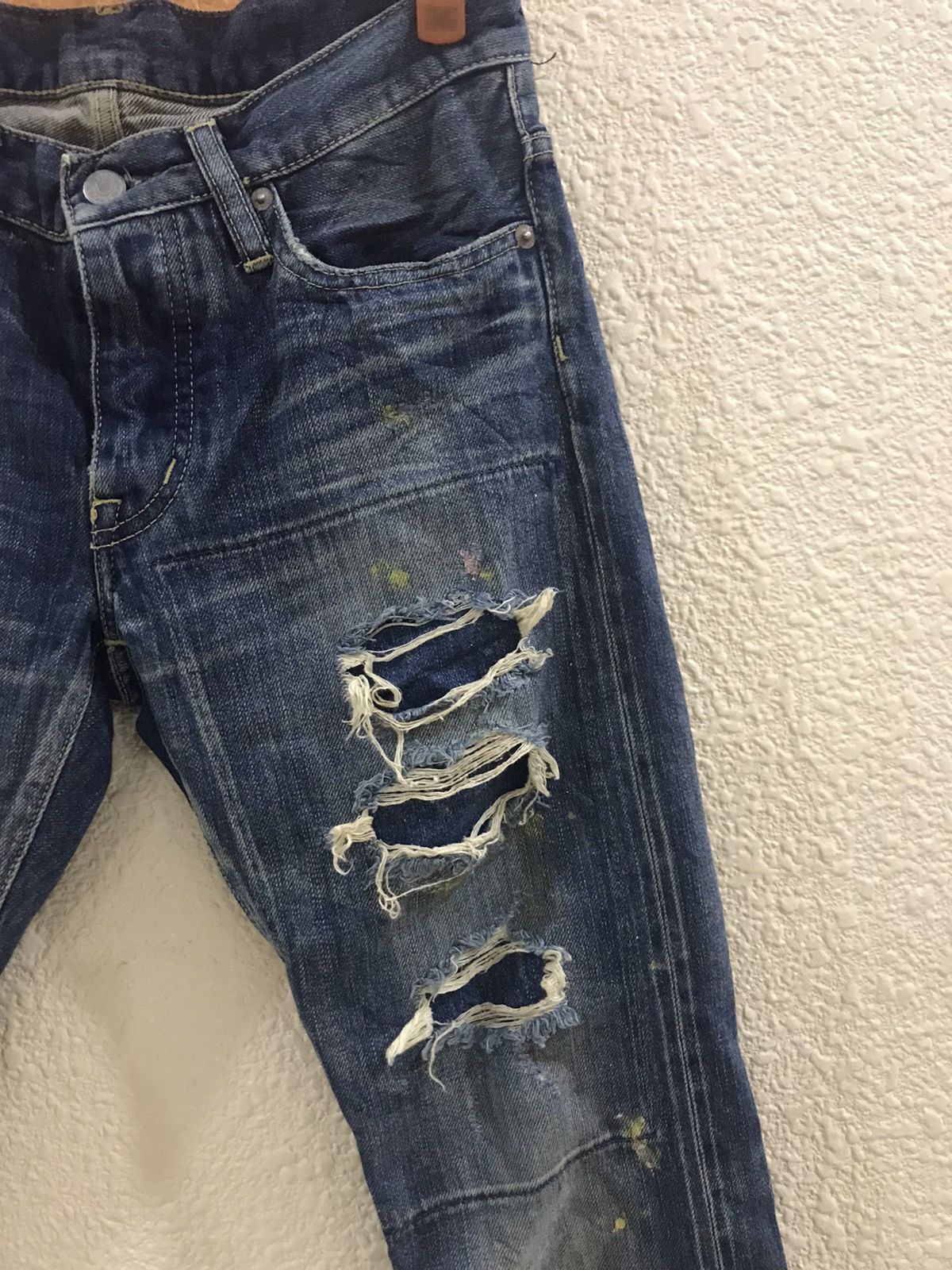 Hysteric Glamour ☀️Hysteric Glamour selvedge distressed jeans Size US 30 / EU 46 - 3 Thumbnail