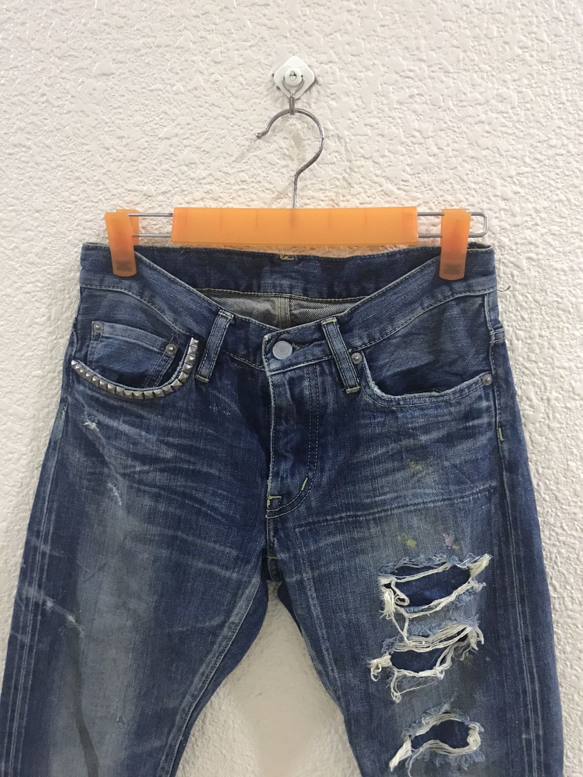 Hysteric Glamour ☀️Hysteric Glamour selvedge distressed jeans Size US 30 / EU 46 - 7 Thumbnail