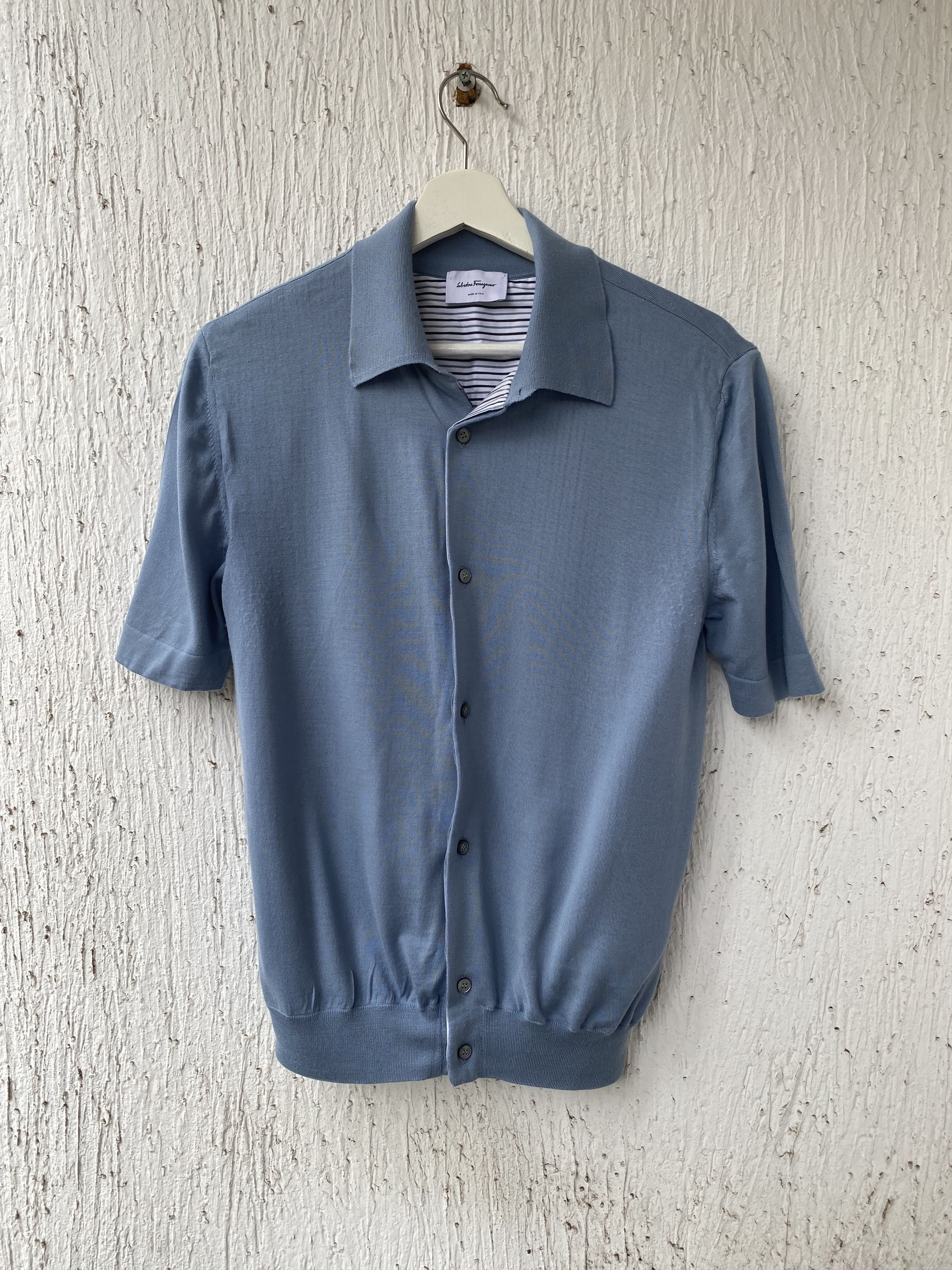 Salvatore Ferragamo SS20 Short Sleeve Knitted Cardigan Size US S / EU 44-46 / 1 - 1 Thumbnail