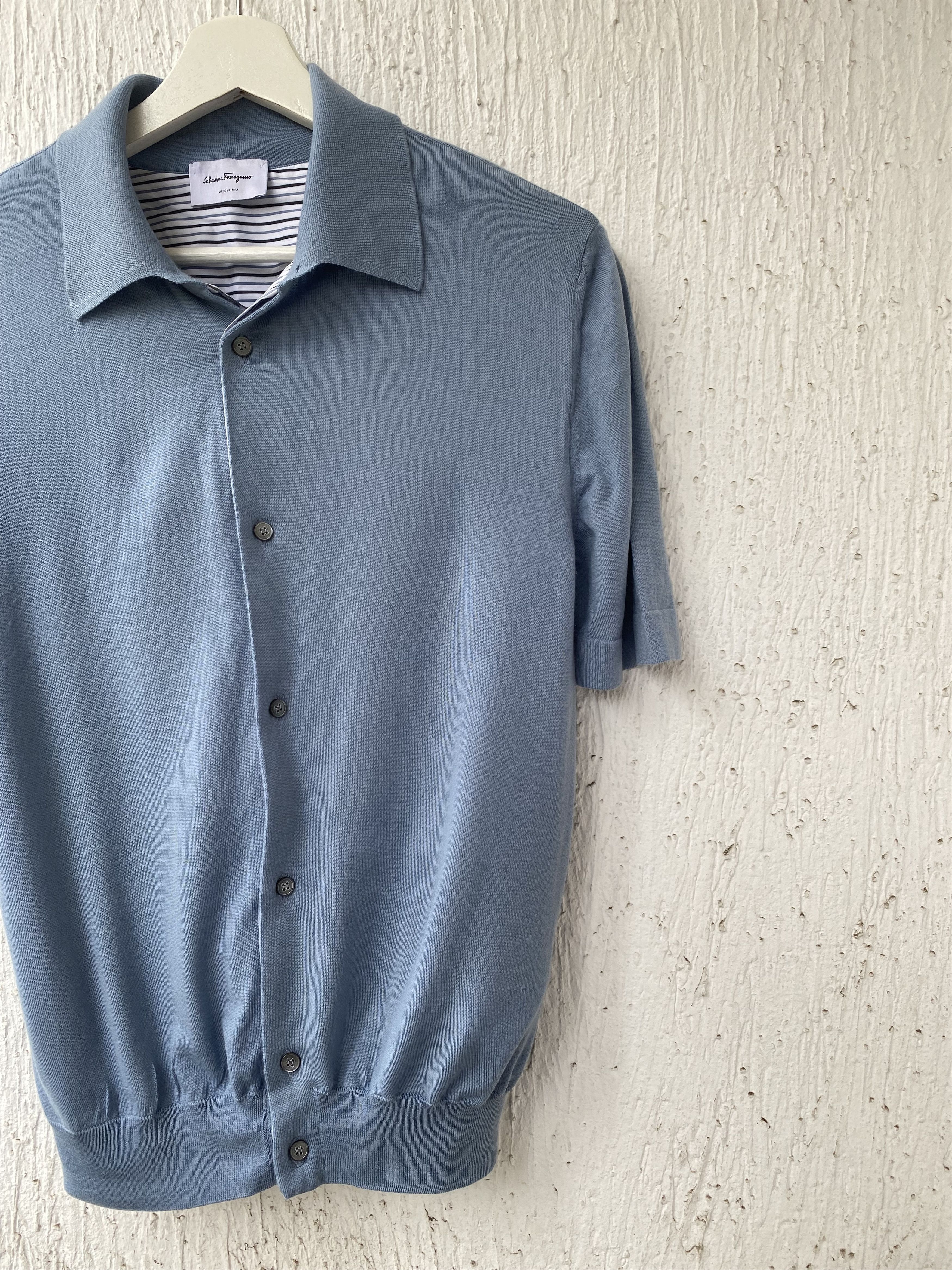 Salvatore Ferragamo SS20 Short Sleeve Knitted Cardigan Size US S / EU 44-46 / 1 - 2 Thumbnail