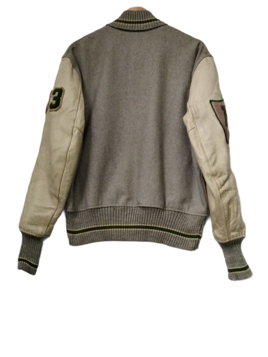 Vintage RARE PIECES 70's🔥Michigan Whiting Wool Leather Varsity Size US L / EU 52-54 / 3 - 7 Thumbnail