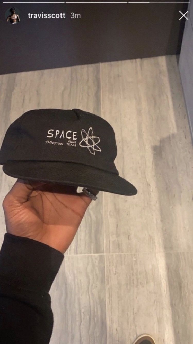Pre-owned Travis Scott Black Space Village Hat