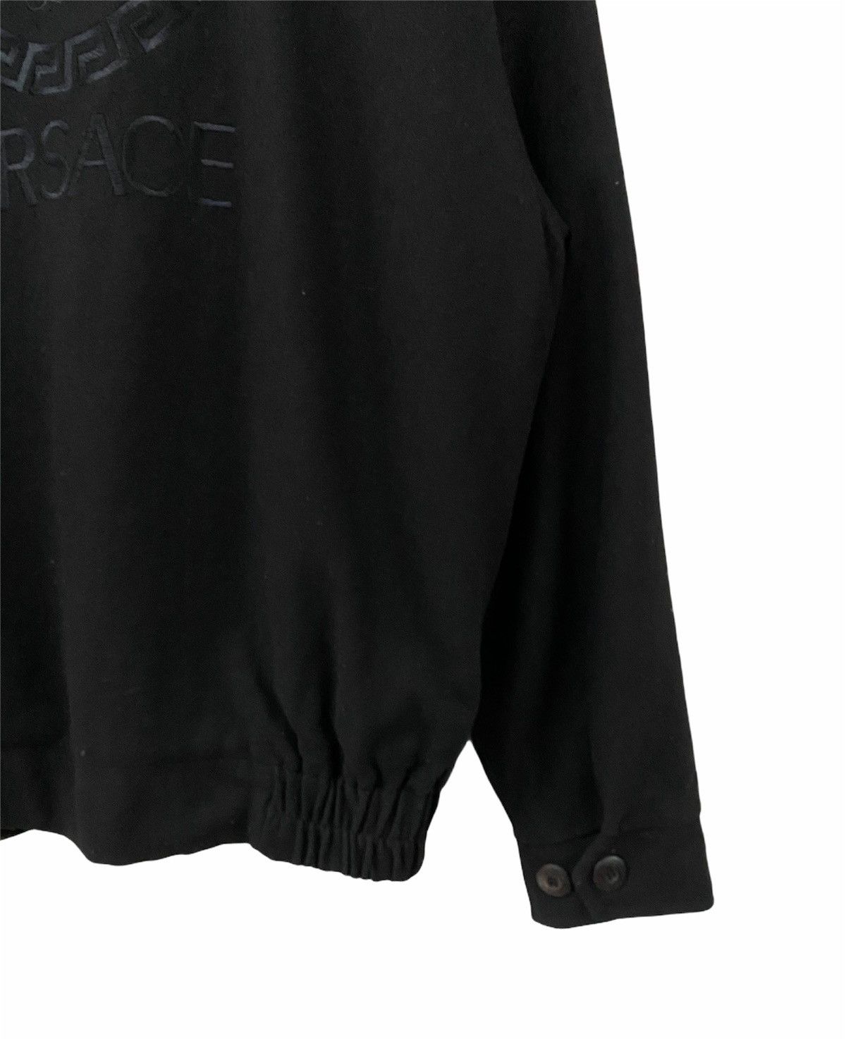 Versace × Versace Jeans Couture Vtg🔥Versace Triple Black Logo Medusa Embroidery Logo Size US L / EU 52-54 / 3 - 16 Thumbnail