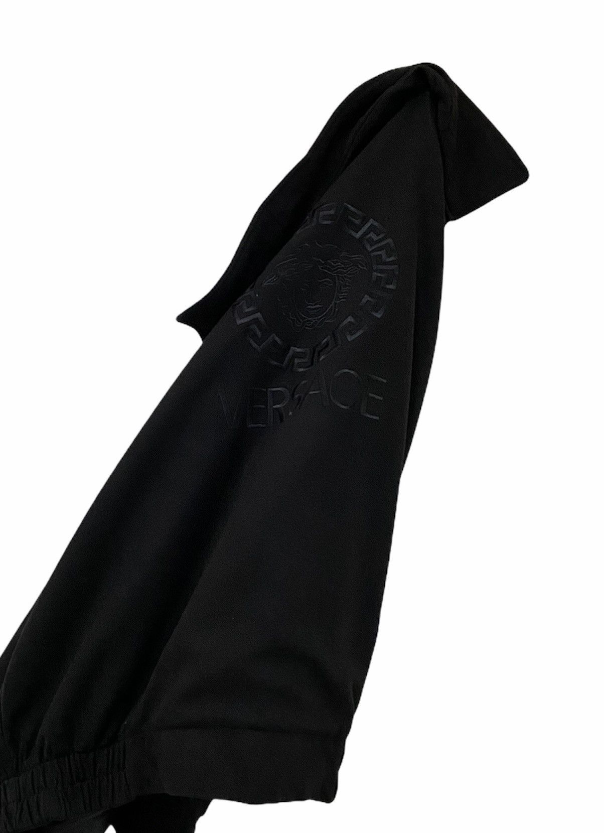 Versace × Versace Jeans Couture Vtg🔥Versace Triple Black Logo Medusa Embroidery Logo Size US L / EU 52-54 / 3 - 1 Thumbnail