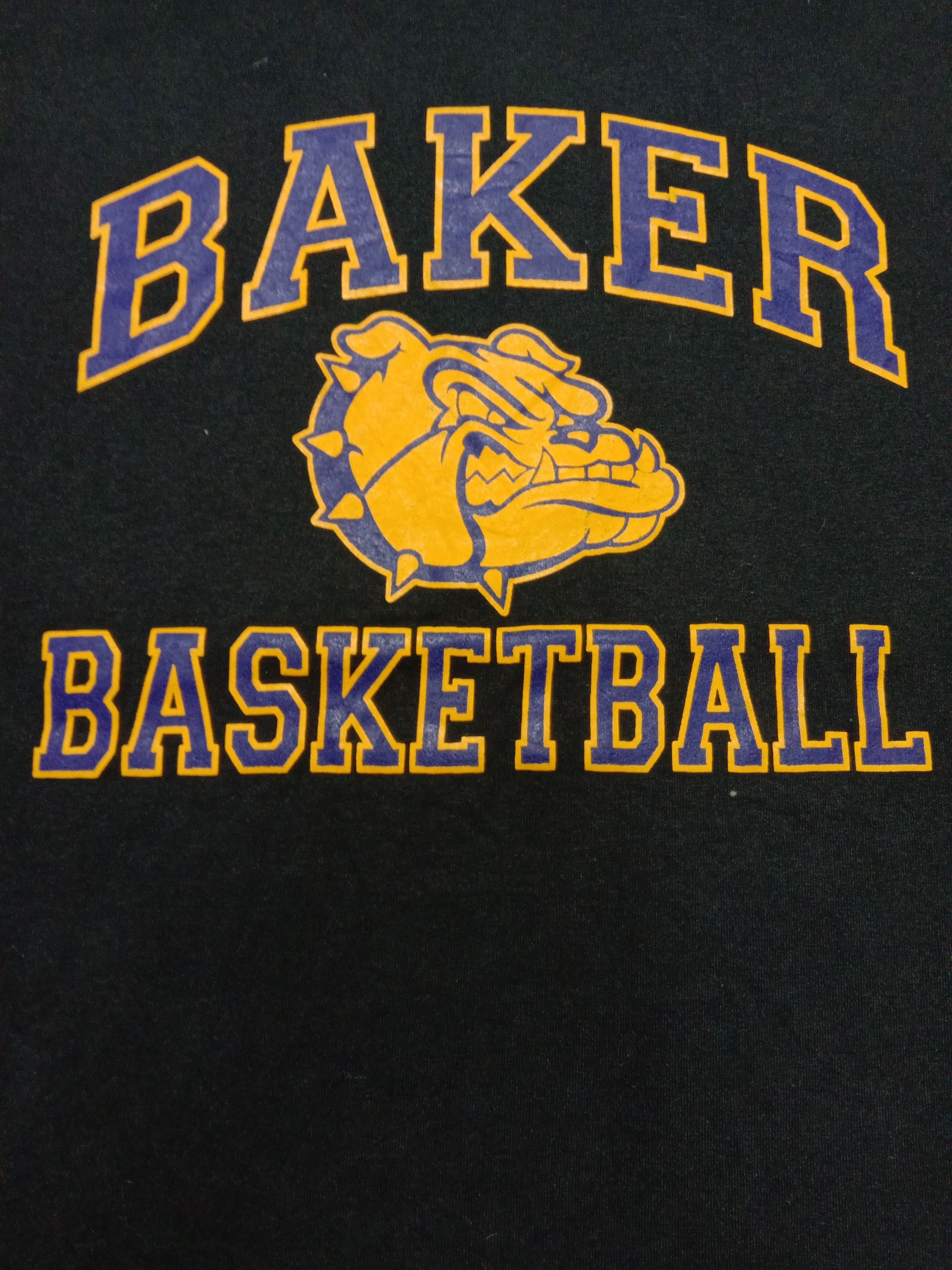 Athletic Works Vintage 90s Baker Basketball NBA Tee 50/50 Made In USA Size US M / EU 48-50 / 2 - 2 Thumbnail