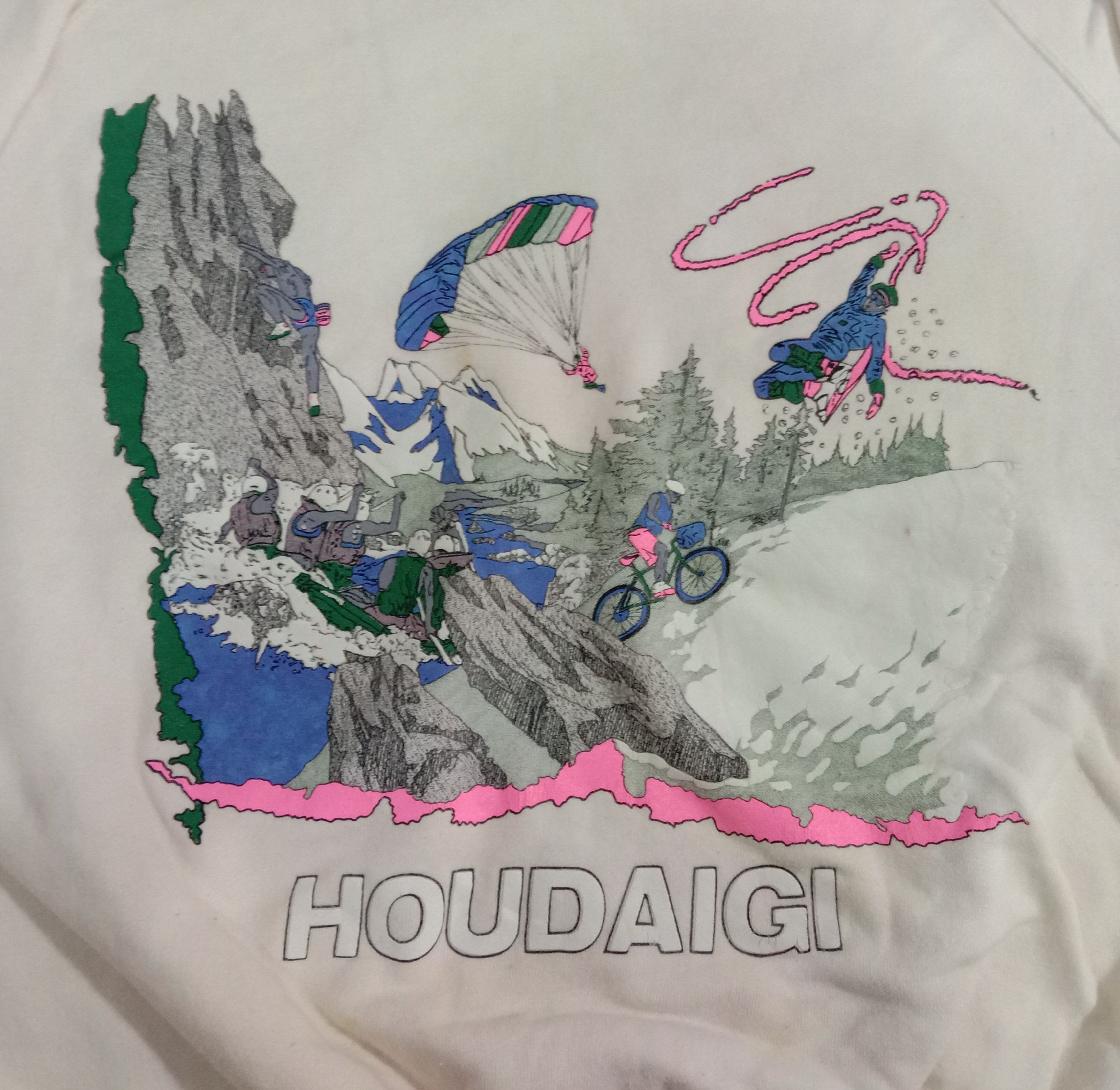 Japanese Brand Vintage Houdaigi Sweatshirt Ski Place tourist X games Size US M / EU 48-50 / 2 - 2 Thumbnail