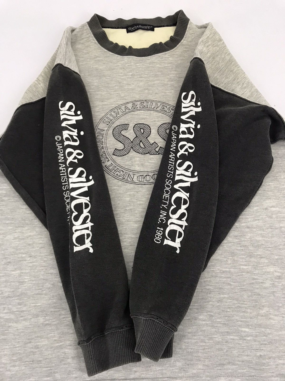 Japanese Brand Vintage Silvia & Silvester Japan Artist Society Sweatshirt Size US L / EU 52-54 / 3 - 1 Thumbnail