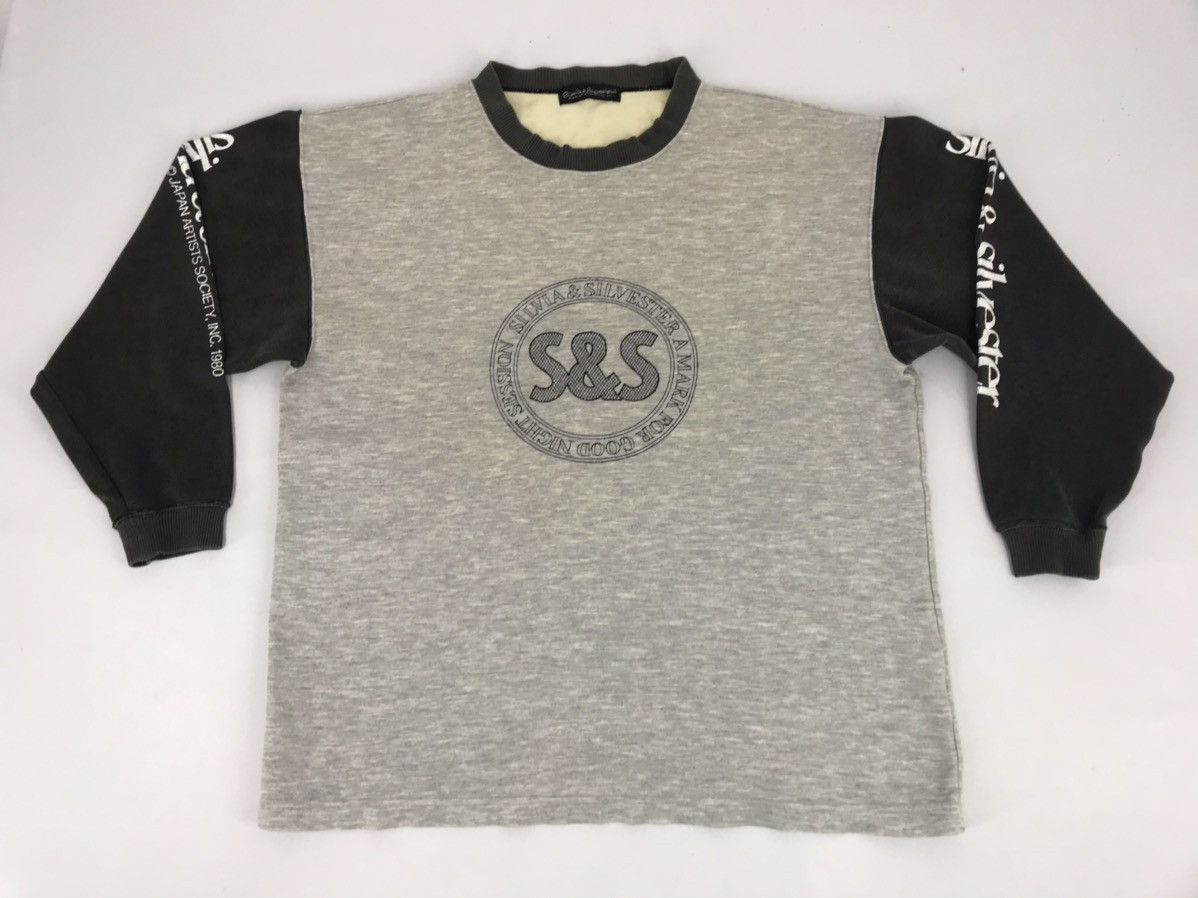 Japanese Brand Vintage Silvia & Silvester Japan Artist Society Sweatshirt Size US L / EU 52-54 / 3 - 2 Thumbnail