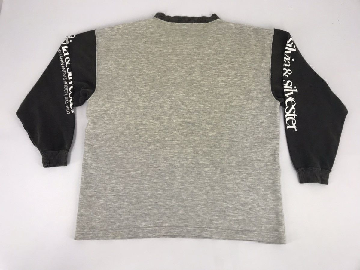 Japanese Brand Vintage Silvia & Silvester Japan Artist Society Sweatshirt Size US L / EU 52-54 / 3 - 5 Thumbnail