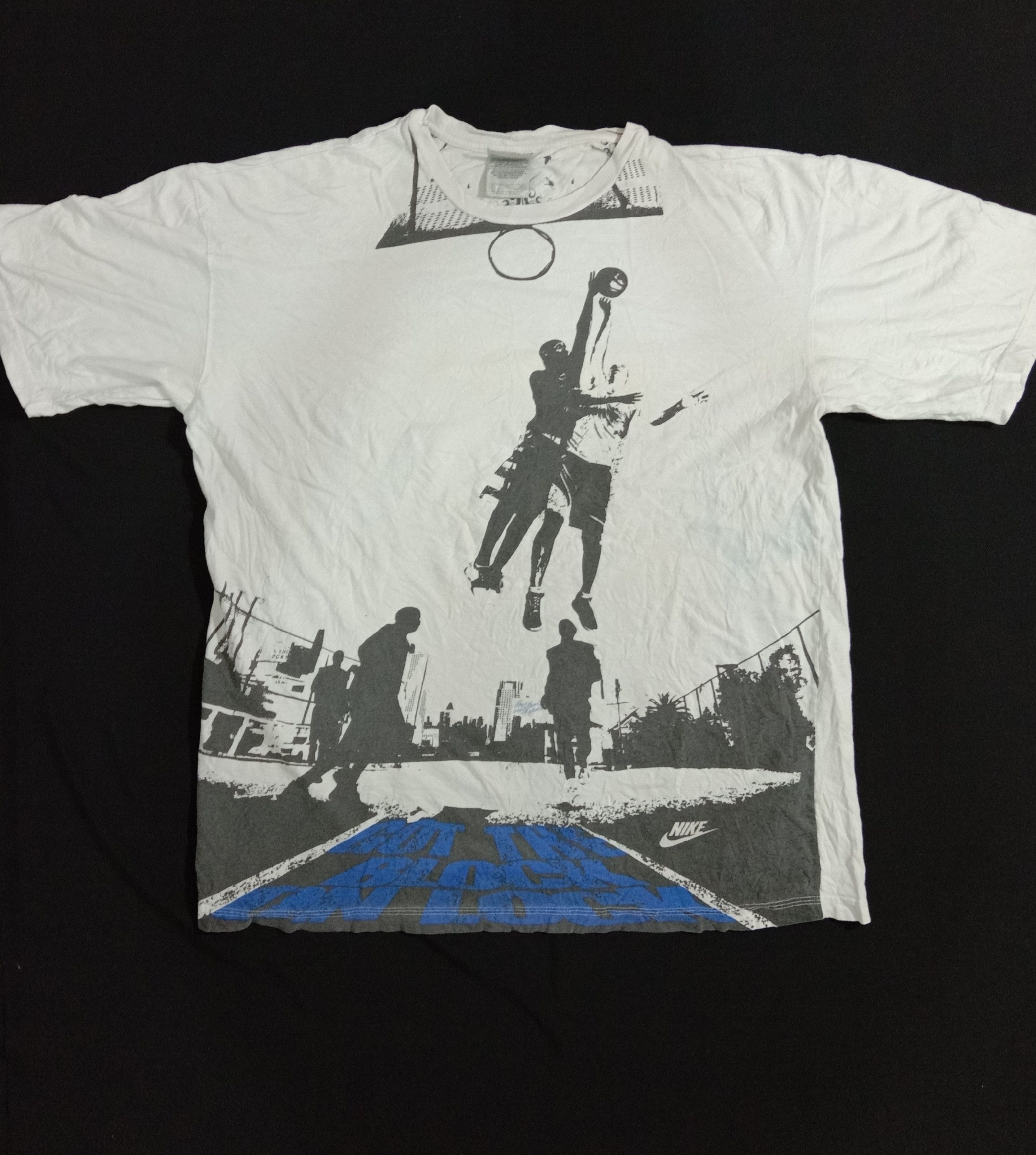 Vintage 90s Nike Basketball All Over Printed Screen
