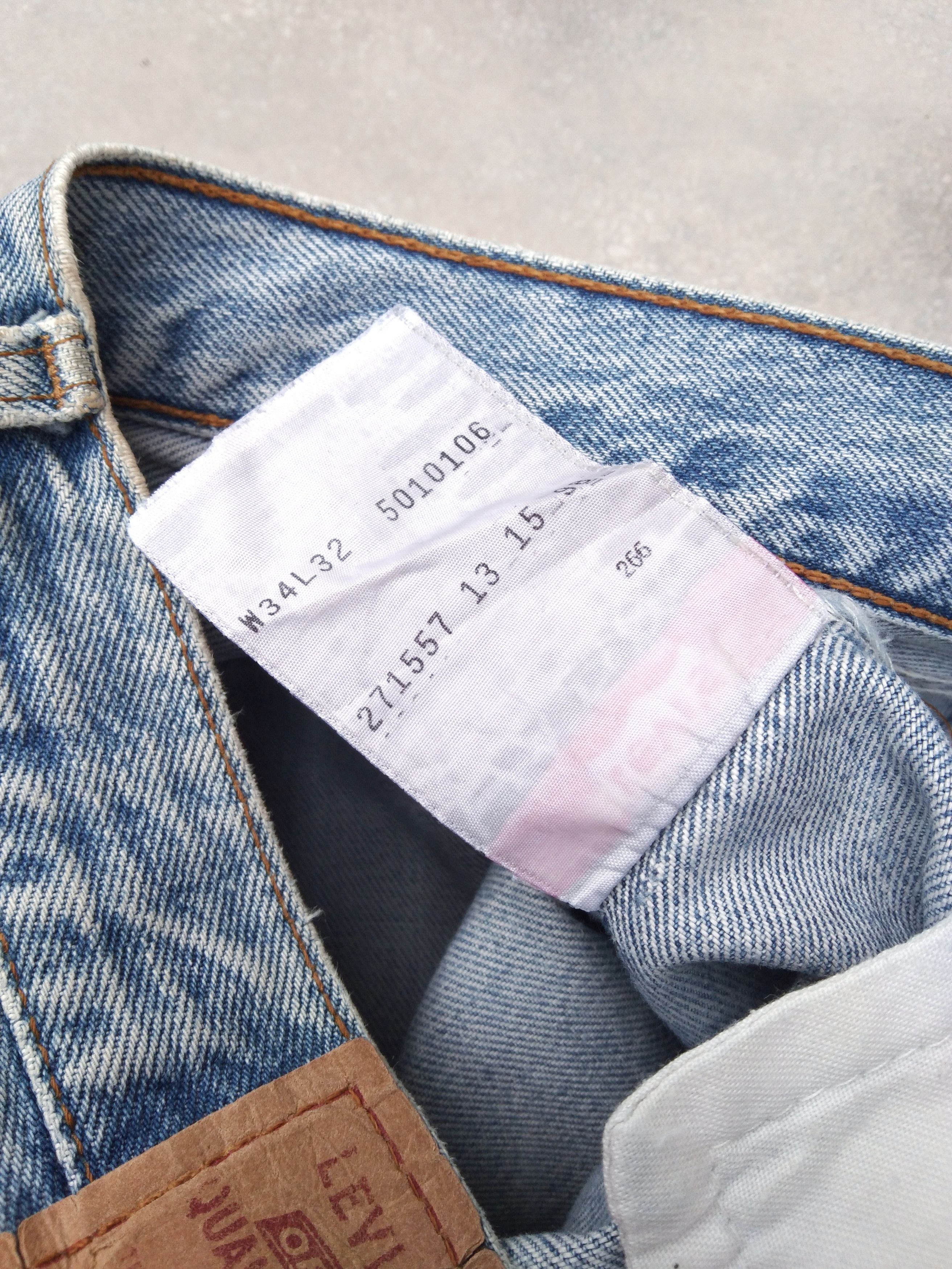 Levi's Vintage Levi's 501 Faded Blue Distressed Jeans 34x31 Size US 34 / EU 50 - 11 Thumbnail