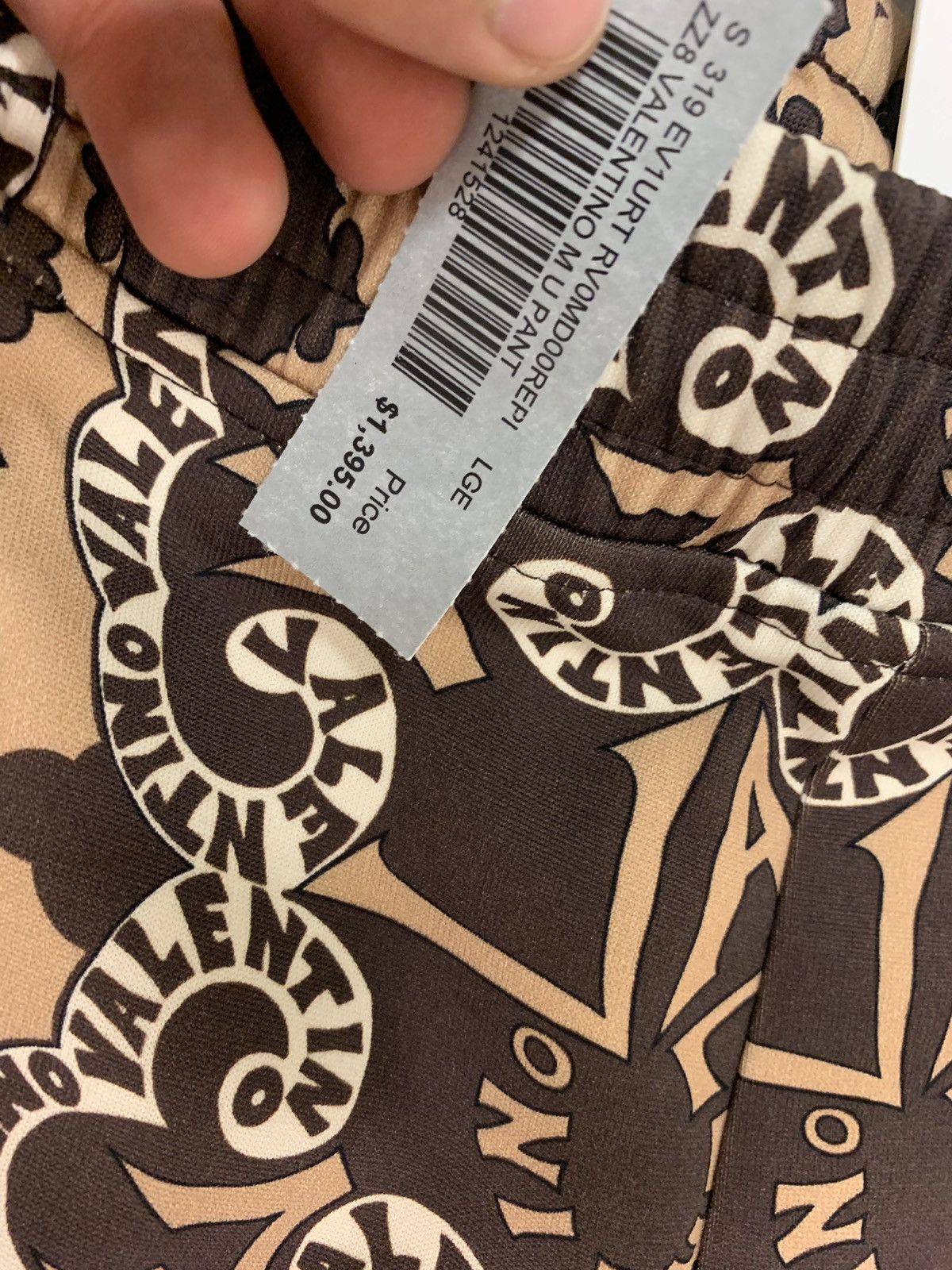 Valentino Zip Hem in Brown Multi Logo All Over Size US 34 / EU 50 - 14 Thumbnail