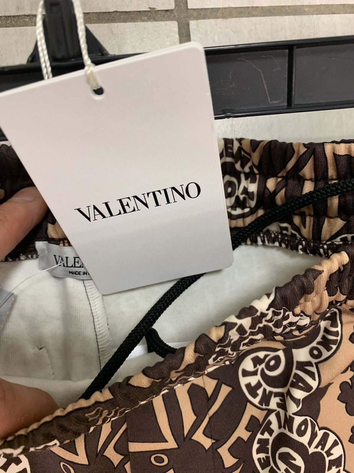 Valentino Zip Hem in Brown Multi Logo All Over Size US 34 / EU 50 - 11 Thumbnail