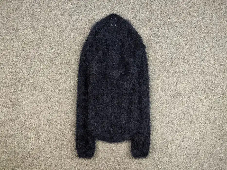 Japanese Brand Vintage 90's Japanese Dark Mohair Style Fuzzy Sweater Hype Size US S / EU 44-46 / 1 - 1 Thumbnail