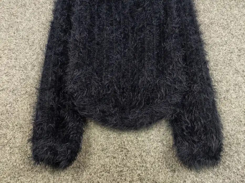 Japanese Brand Vintage 90's Japanese Dark Mohair Style Fuzzy Sweater Hype Size US S / EU 44-46 / 1 - 5 Thumbnail