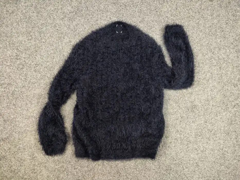 Japanese Brand Vintage 90's Japanese Dark Mohair Style Fuzzy Sweater Hype Size US S / EU 44-46 / 1 - 6 Thumbnail