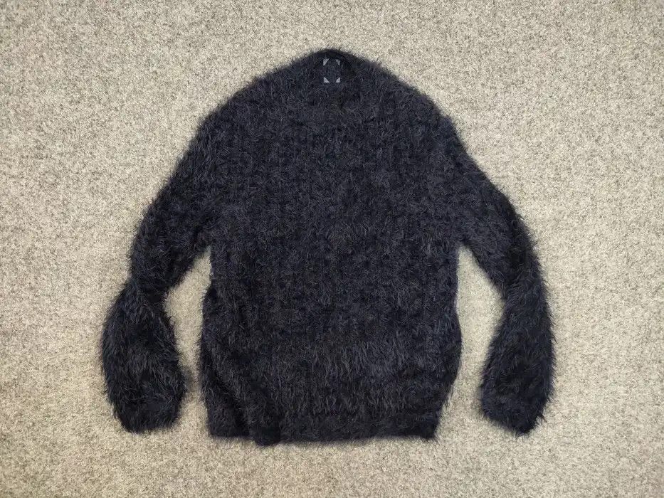 Japanese Brand Vintage 90's Japanese Dark Mohair Style Fuzzy Sweater Hype Size US S / EU 44-46 / 1 - 3 Thumbnail