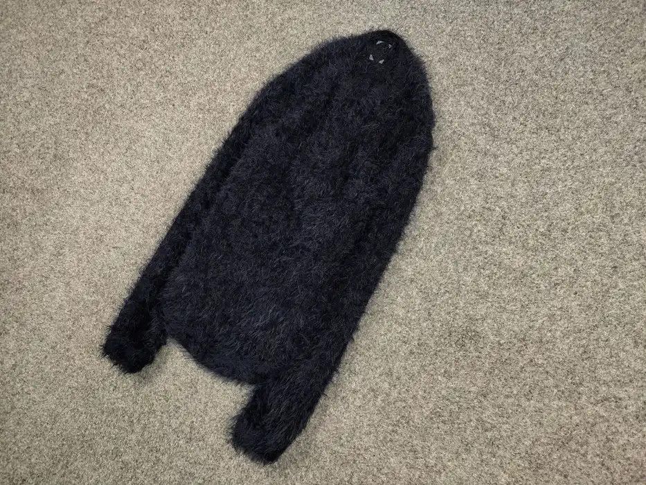 Japanese Brand Vintage 90's Japanese Dark Mohair Style Fuzzy Sweater Hype Size US S / EU 44-46 / 1 - 2 Thumbnail