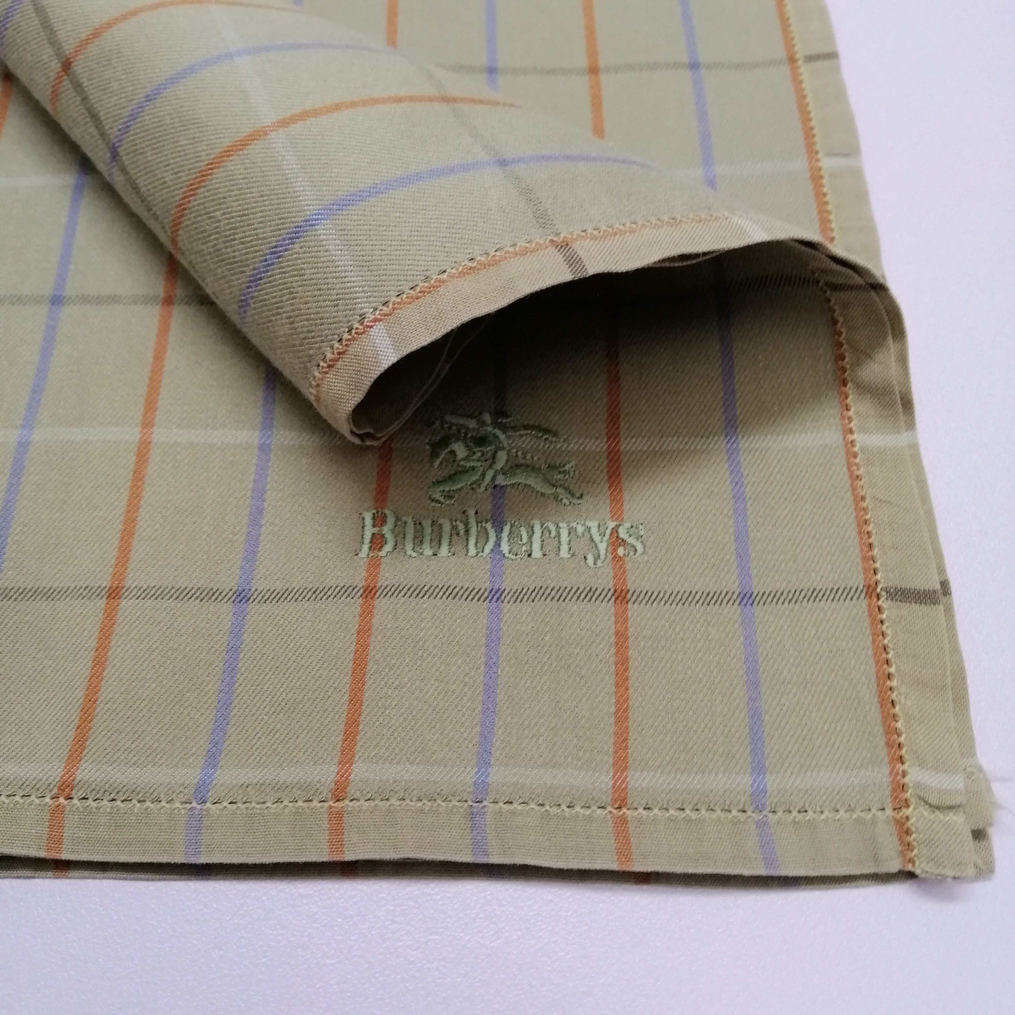 Burberry × Vintage Burberrys Handkerchief/Neckerchief/Scarf-KD2105 Size ONE SIZE - 5 Thumbnail