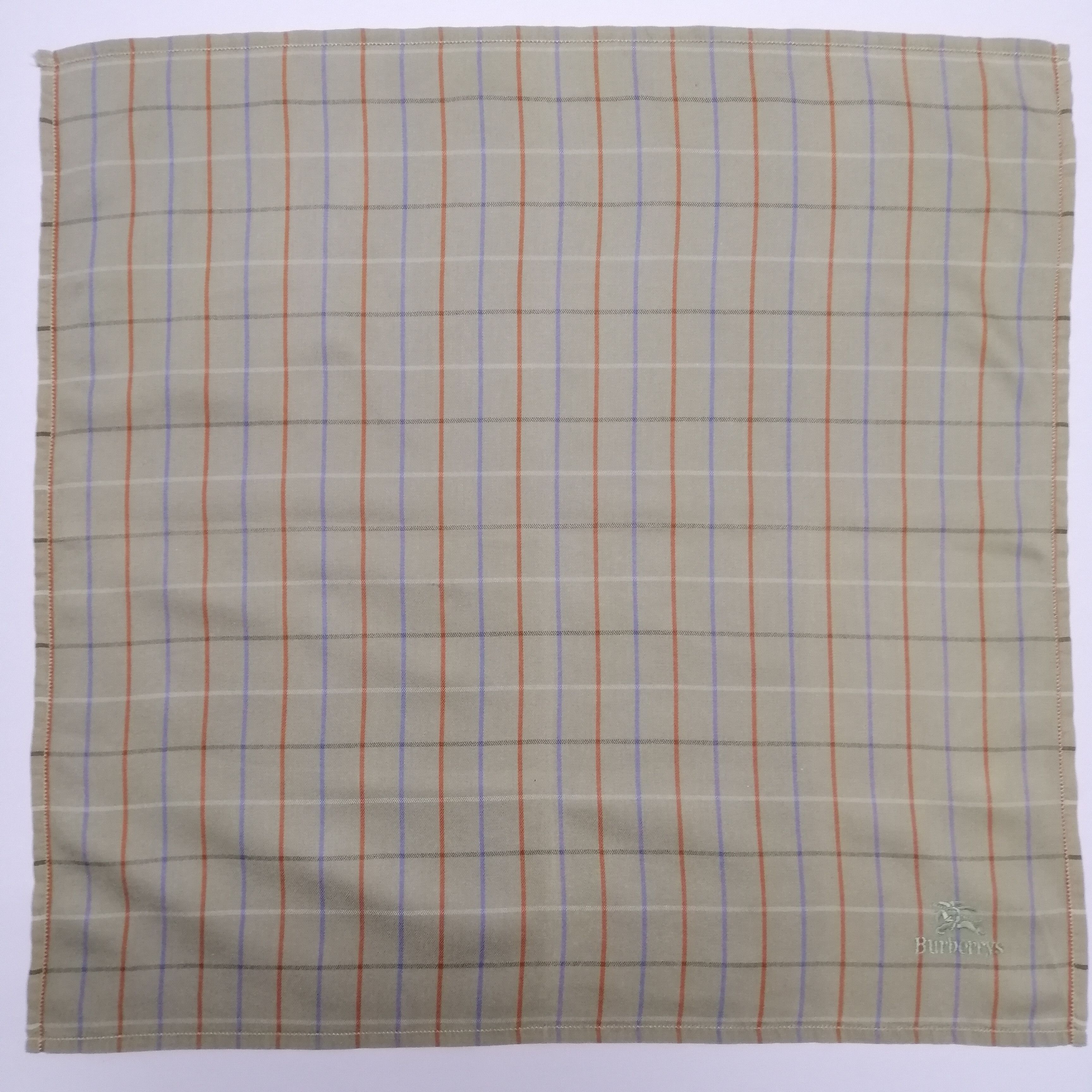 Burberry × Vintage Burberrys Handkerchief/Neckerchief/Scarf-KD2105 Size ONE SIZE - 2 Thumbnail