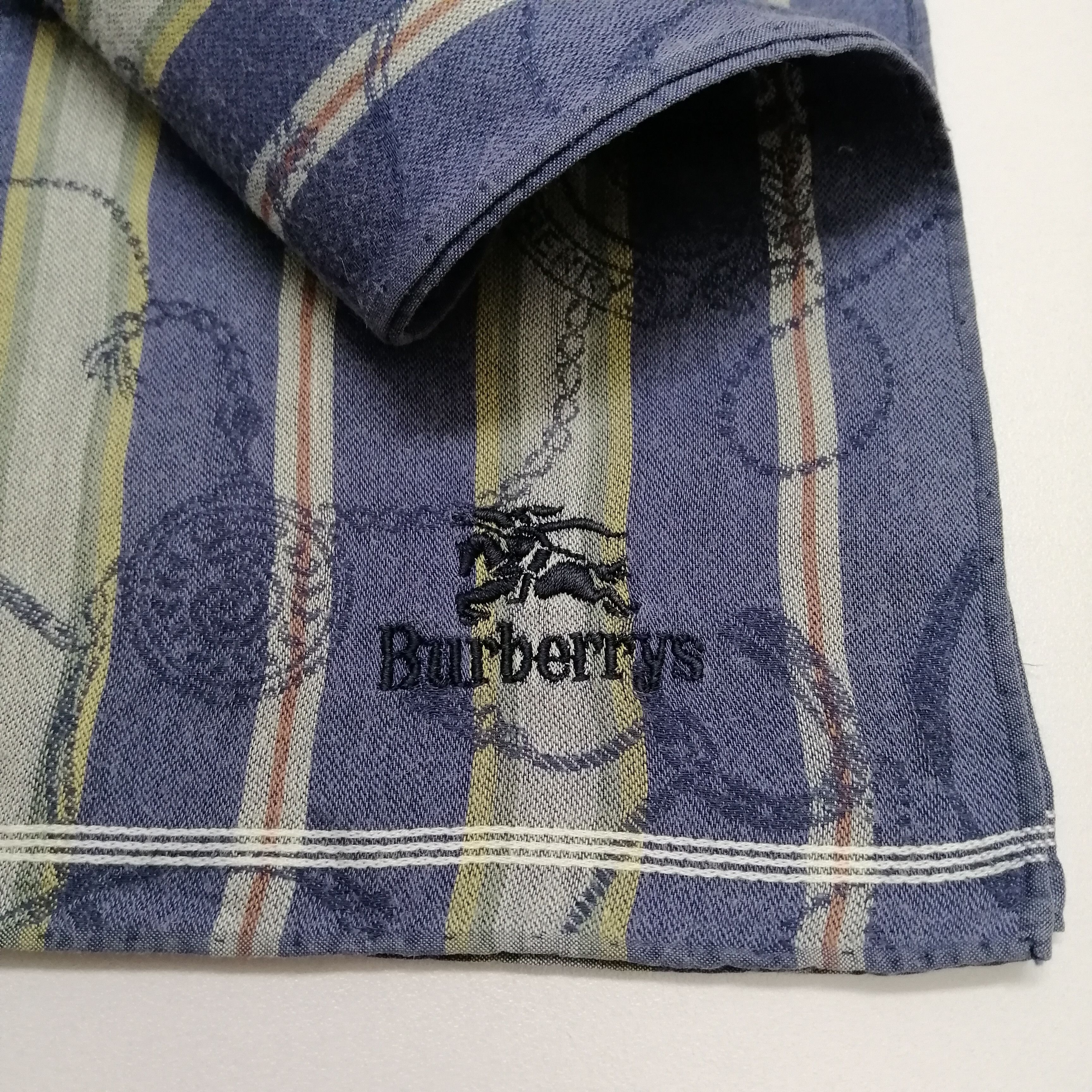 Burberry × Vintage Burberrys Handkerchief/Neckerchief/Bandana-KD2109 Size ONE SIZE - 3 Thumbnail