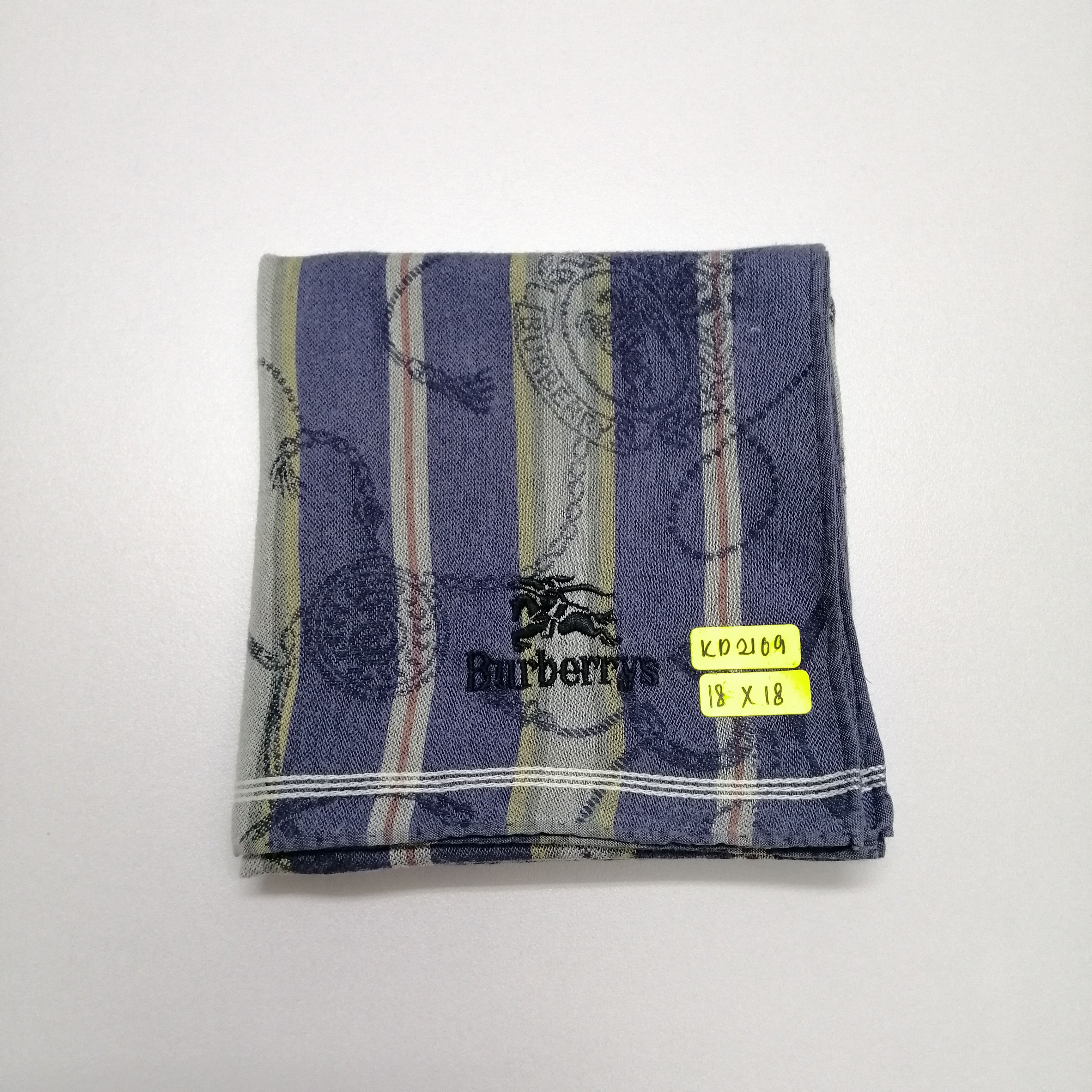 Burberry × Vintage Burberrys Handkerchief/Neckerchief/Bandana-KD2109 Size ONE SIZE - 5 Thumbnail